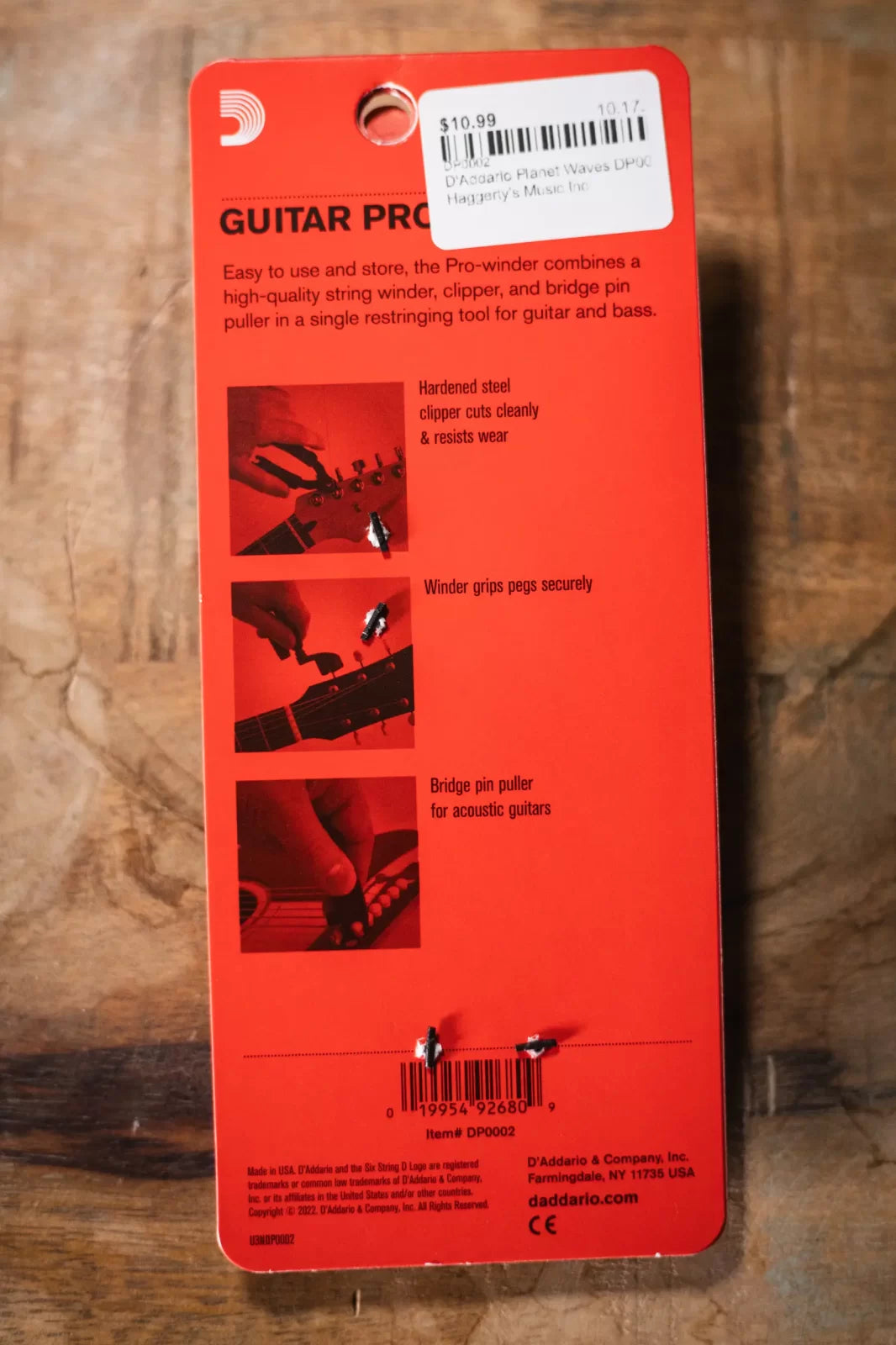 D'Addario Planet Waves DP0002 Pro-Winder & String Cutter