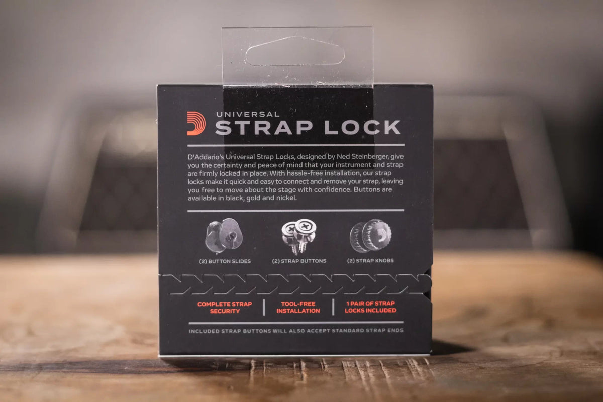 D'Addario Universal Strap Lock System Nickel