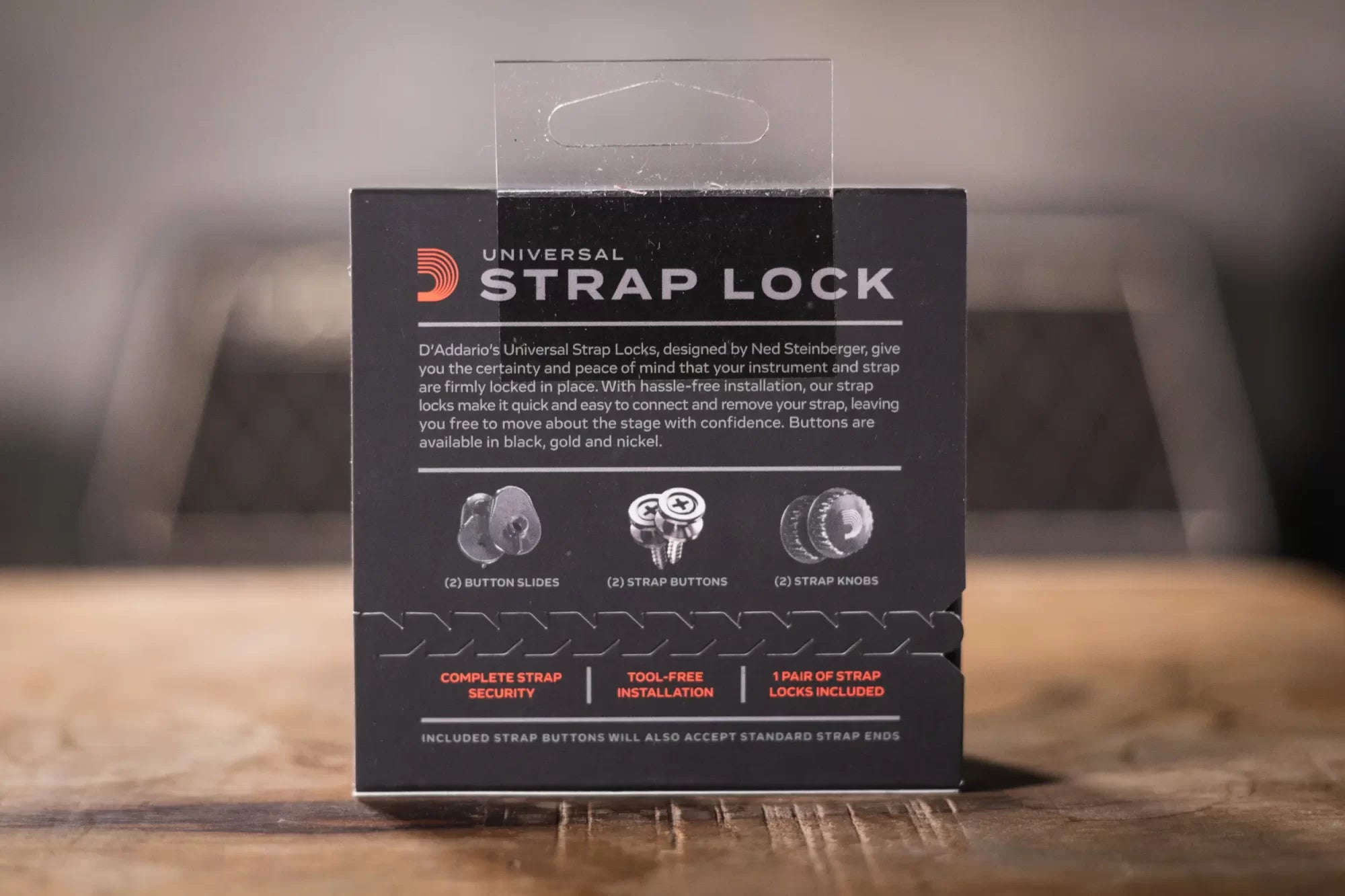 D'Addario Universal Strap Lock System, Nickel