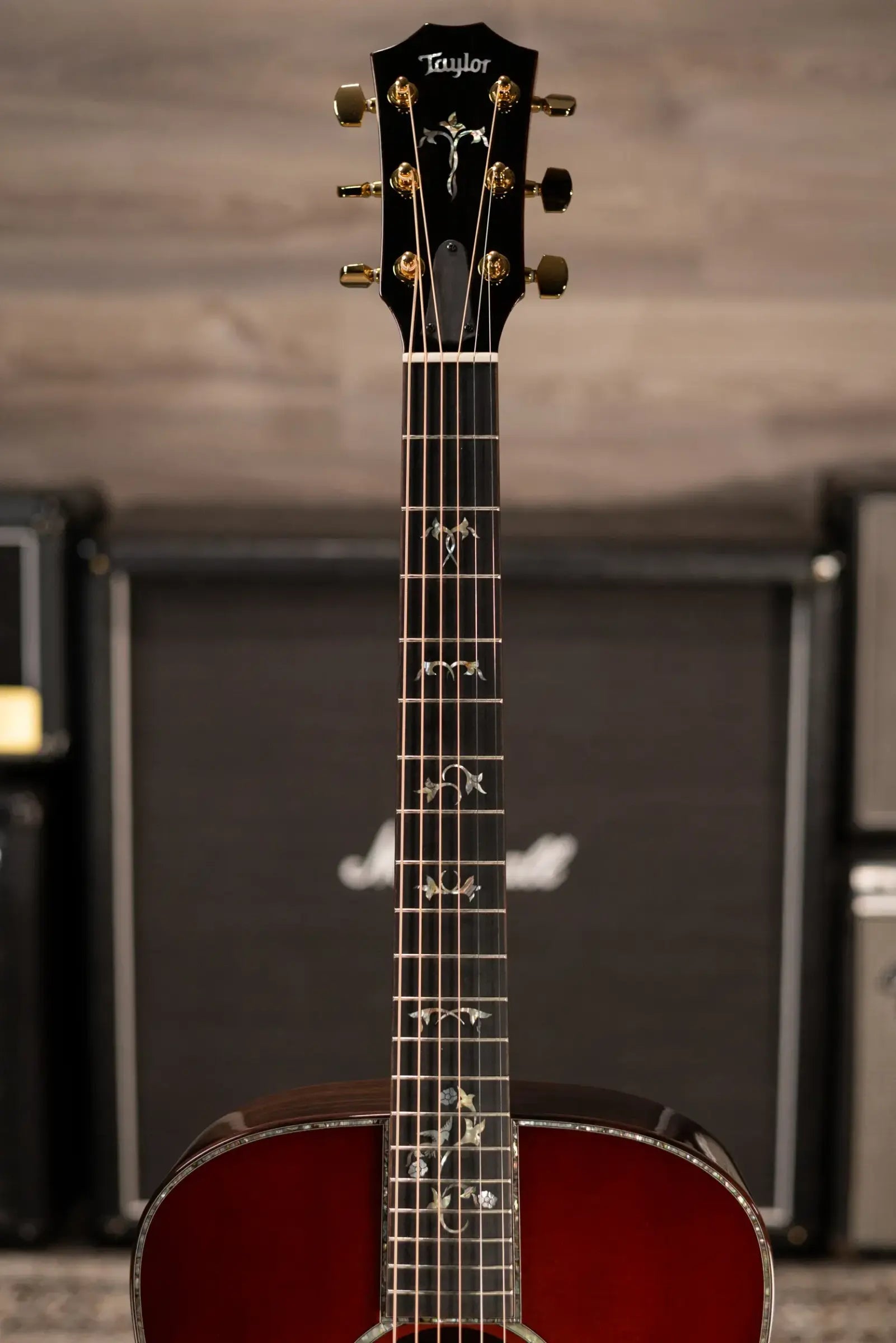 Taylor One-of-a-Kind Legacy 910e Special Edition Short-Scale Dreadnought Acoustic/Electric Guitar - Heritage Sunburst with Hardshell Case