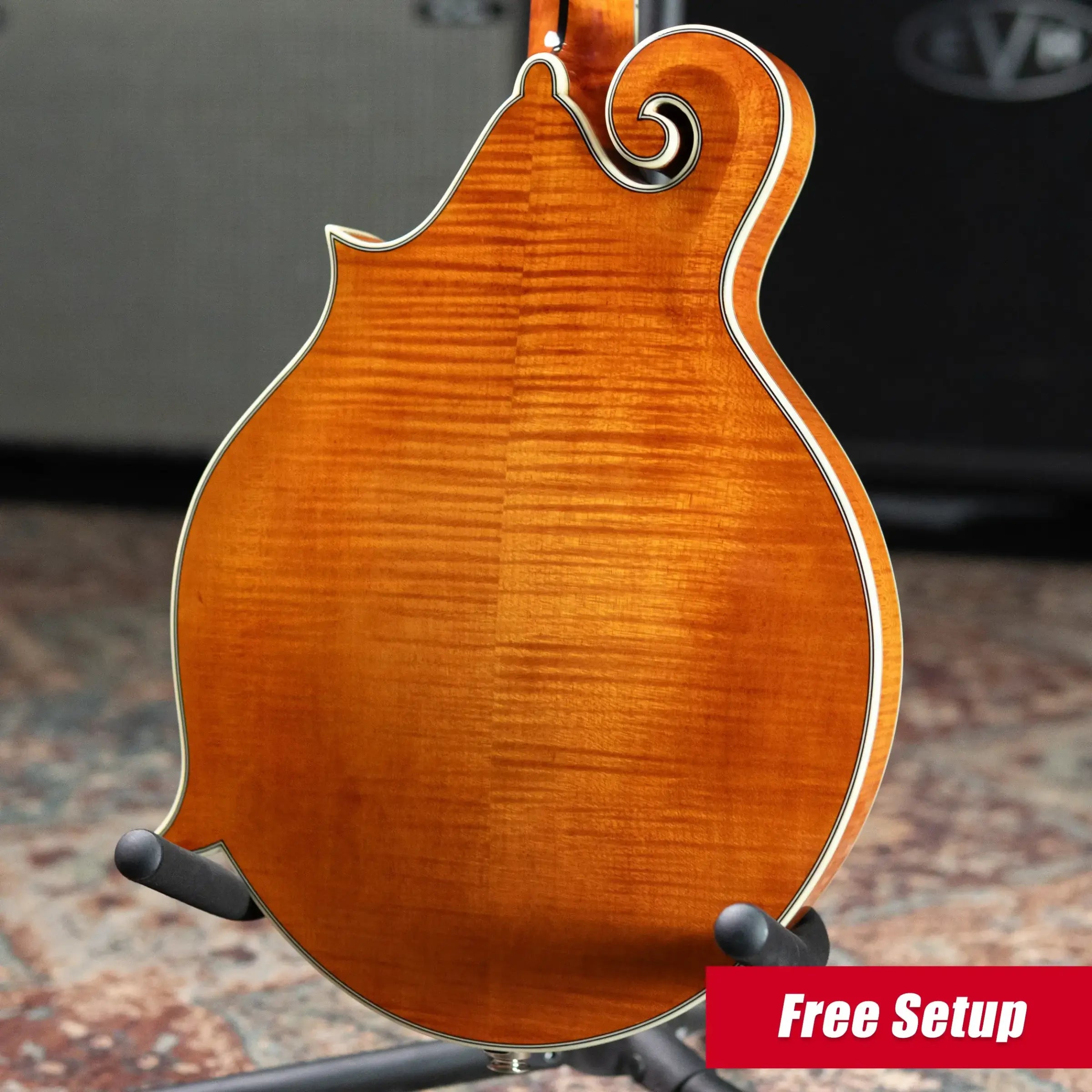 Eastman MD815PGE-HB F-Style Acoustic/Electric Mandolin - Honeyburst with Hardshell Case
