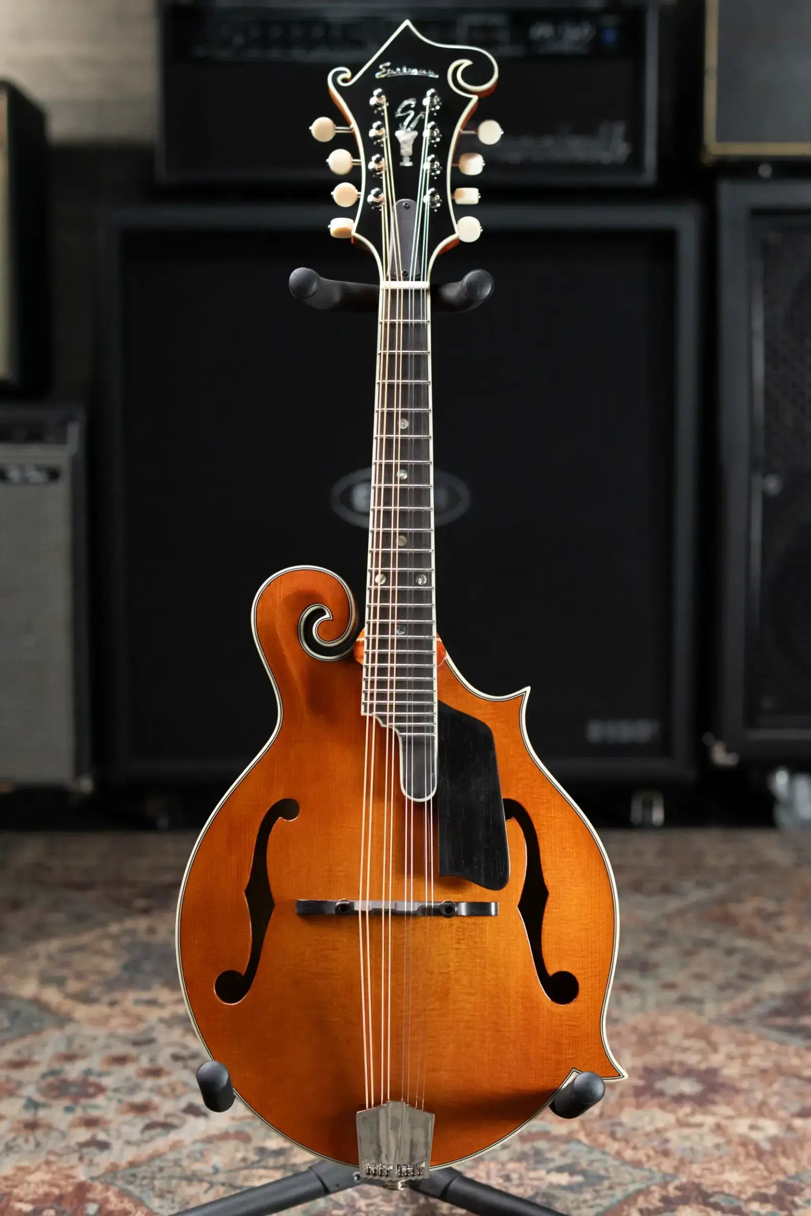 Eastman MD815PGE-HB F-Style Acoustic/Electric Mandolin - Honeyburst with Hardshell Case