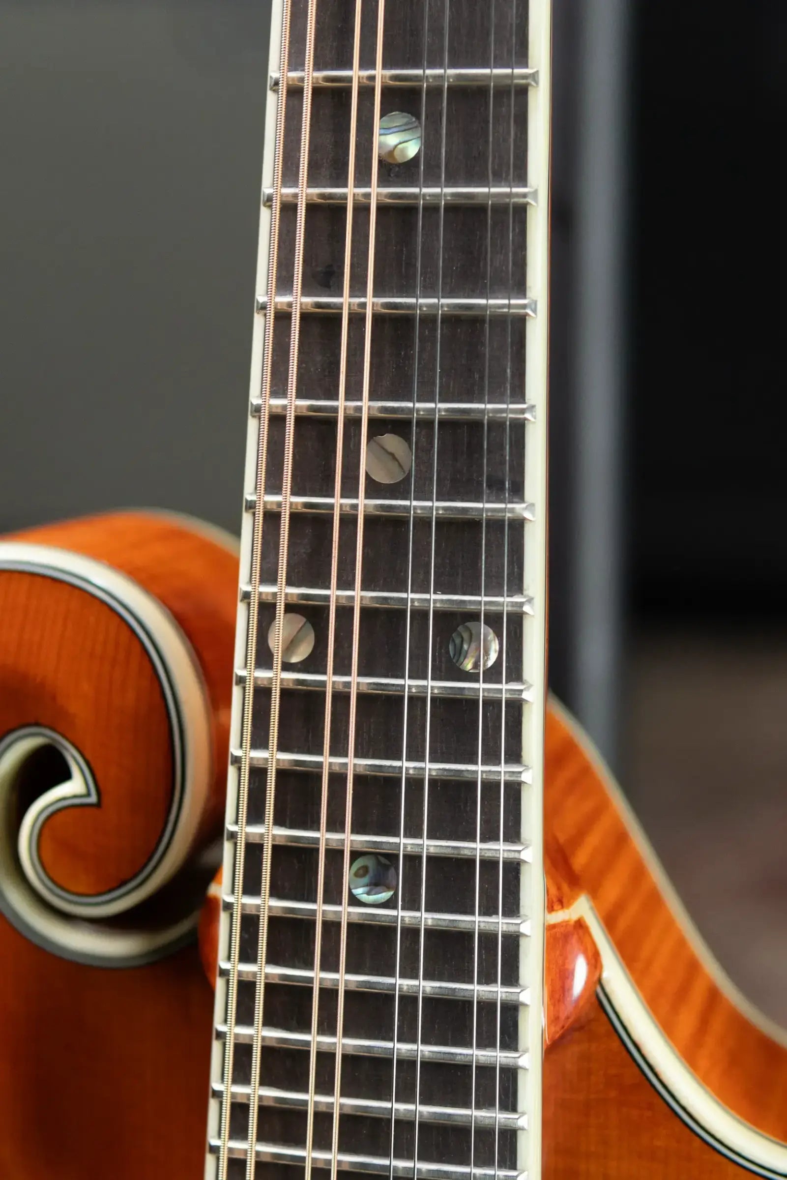 Eastman MD815PGE-HB F-Style Acoustic/Electric Mandolin - Honeyburst with Hardshell Case