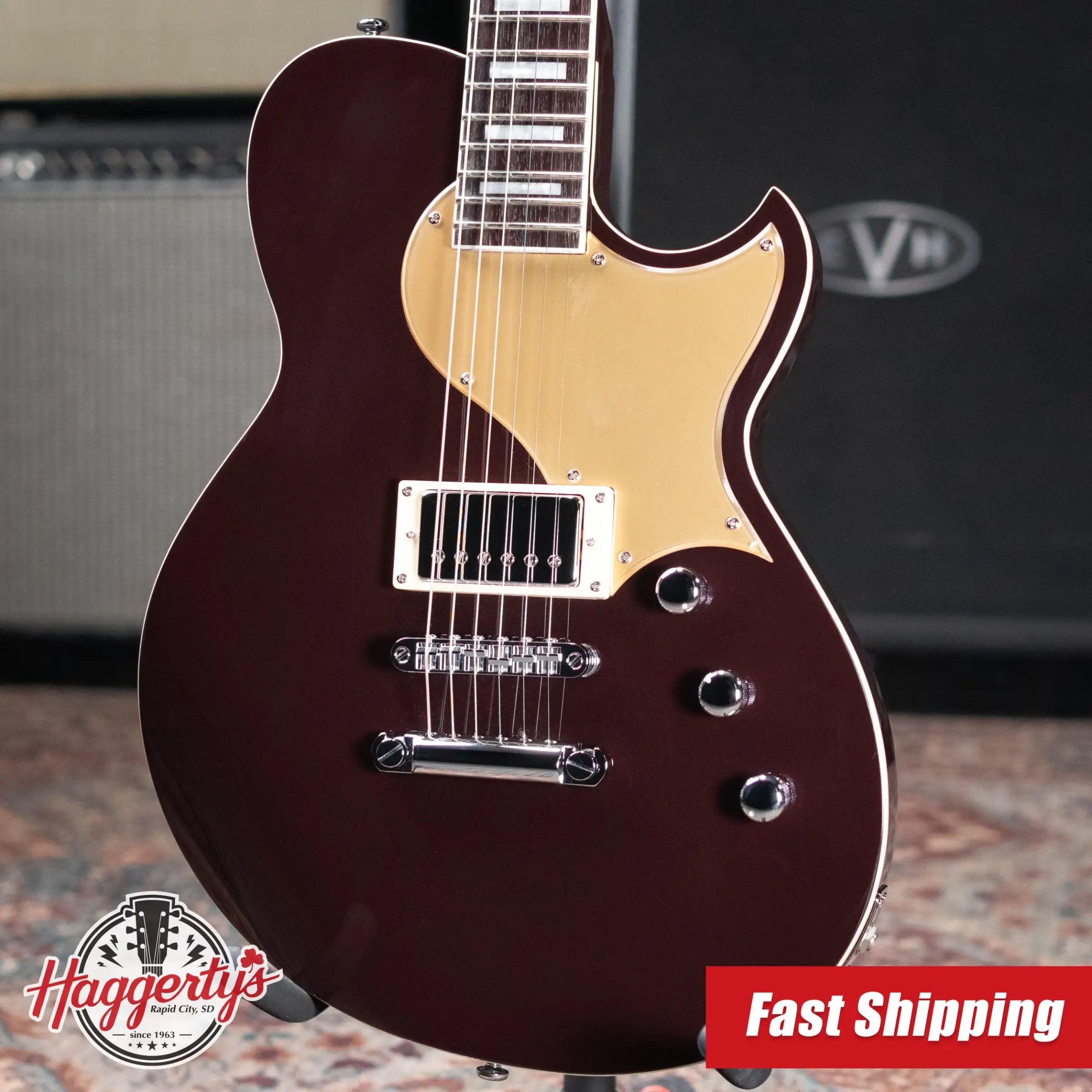 Reverend Roundhouse Jr Electric Guitar Oxblood - Floor Model