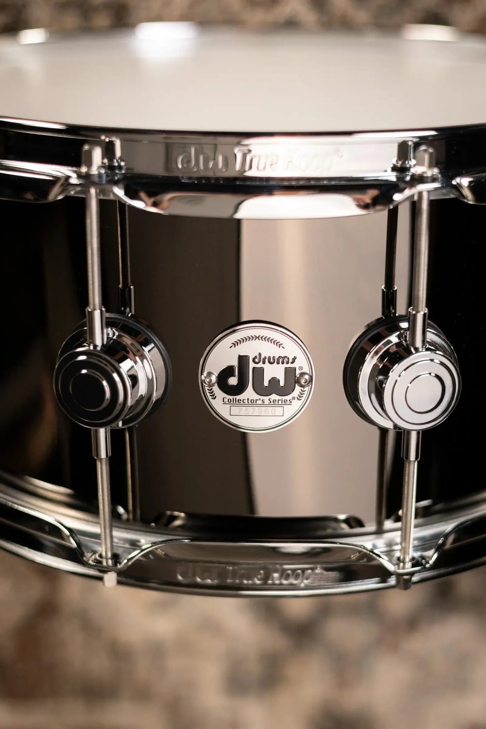 DW Collector's Series 6.5" x 14" Snare Drum - Black Nickel Over Brass