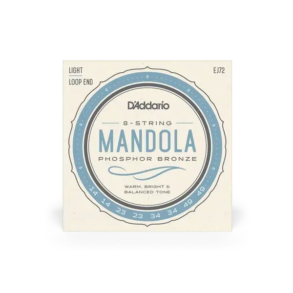 D'Addario EJ72 Phosphor Bronze Mandola Strings Light 14-49