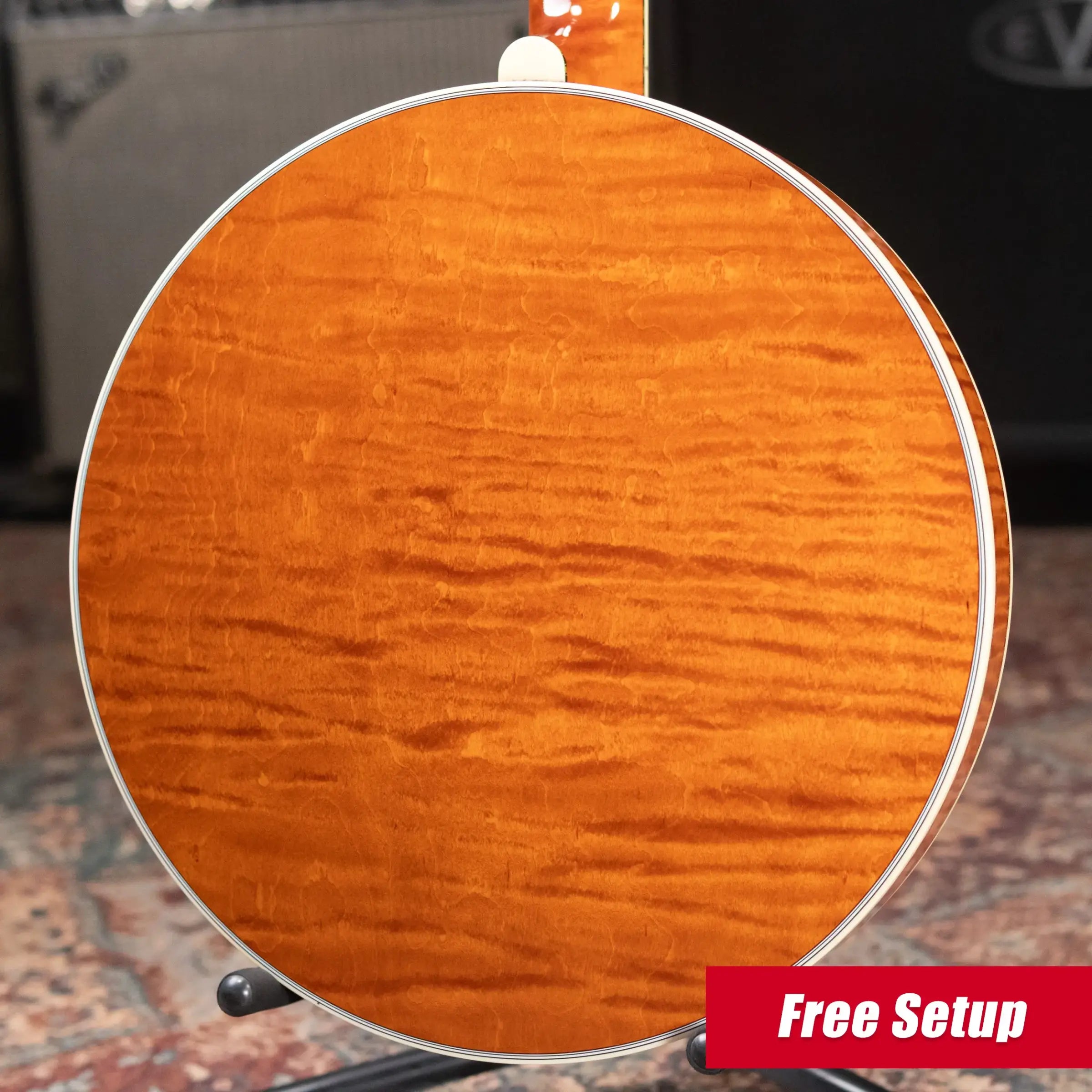 Deering Calico 5-String Banjo with Hardshell Case