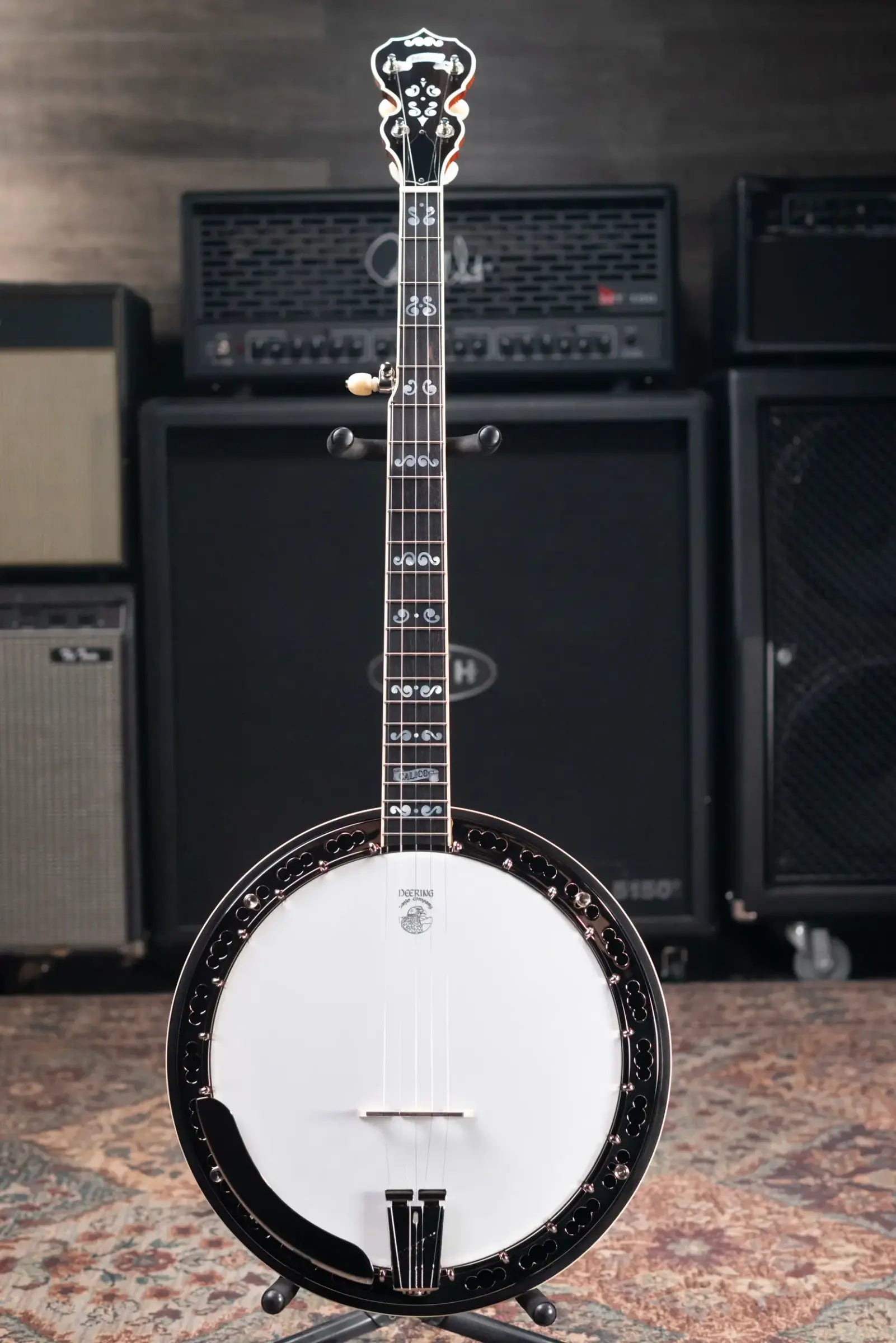Deering Calico 5-String Banjo with Hardshell Case