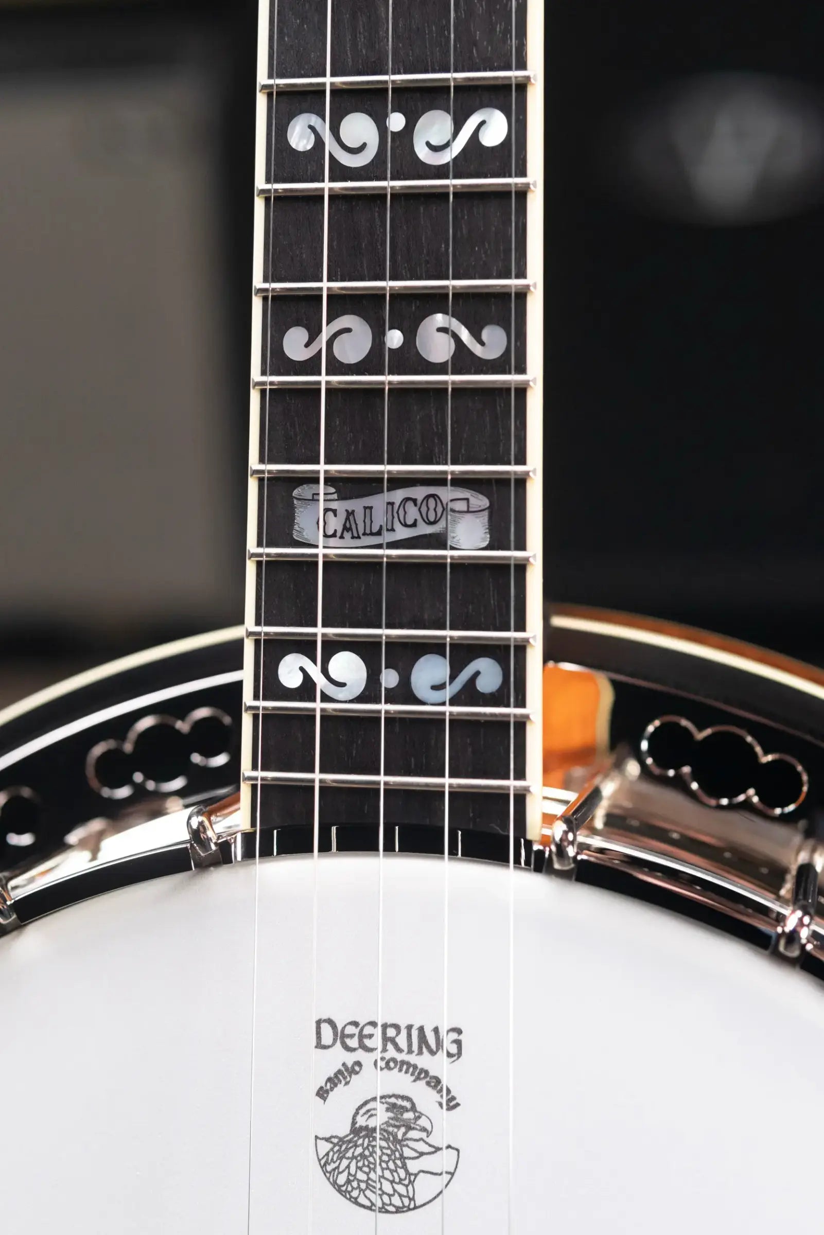 Deering Calico 5-String Banjo with Hardshell Case