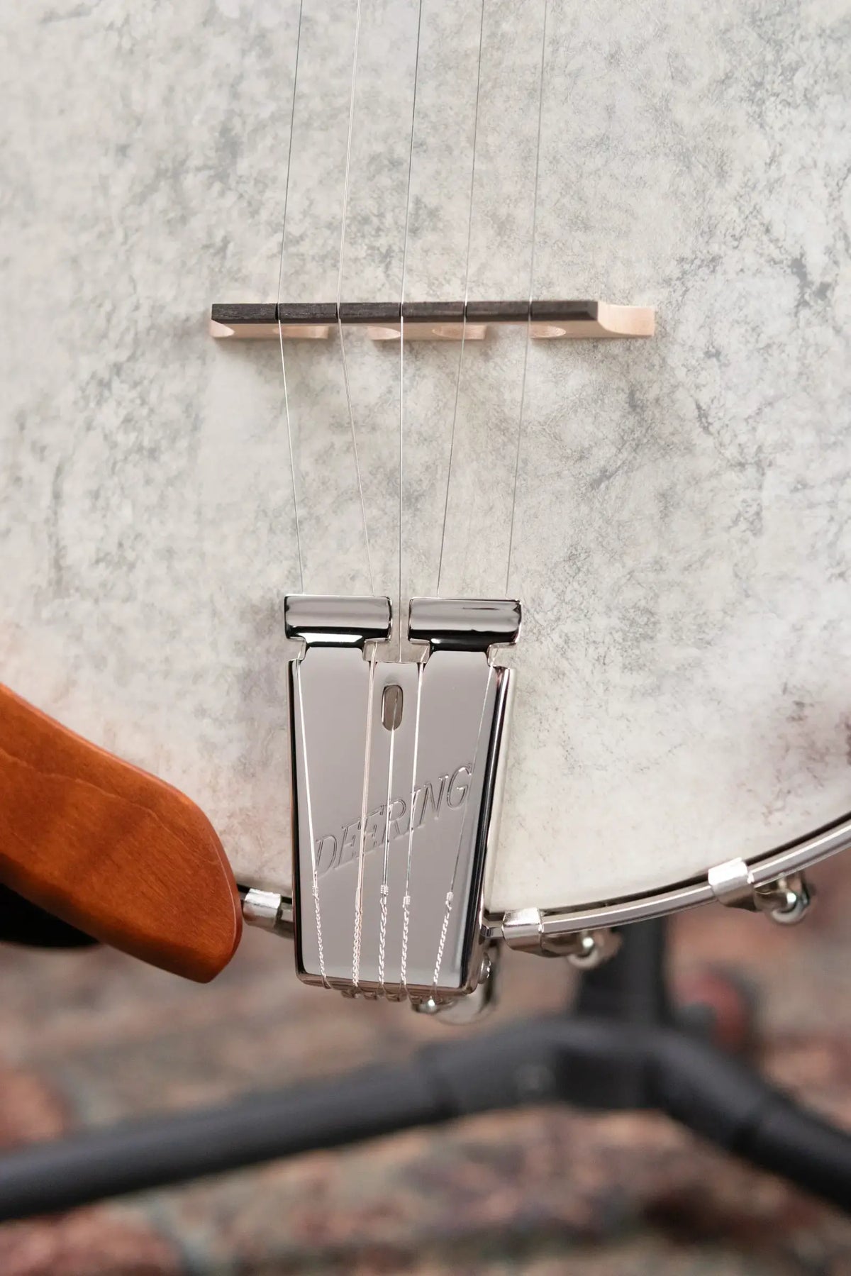 Deering Custom Vega Little Wonder 5-String Banjo - Dark Honey Amber Stain with Hardshell Case