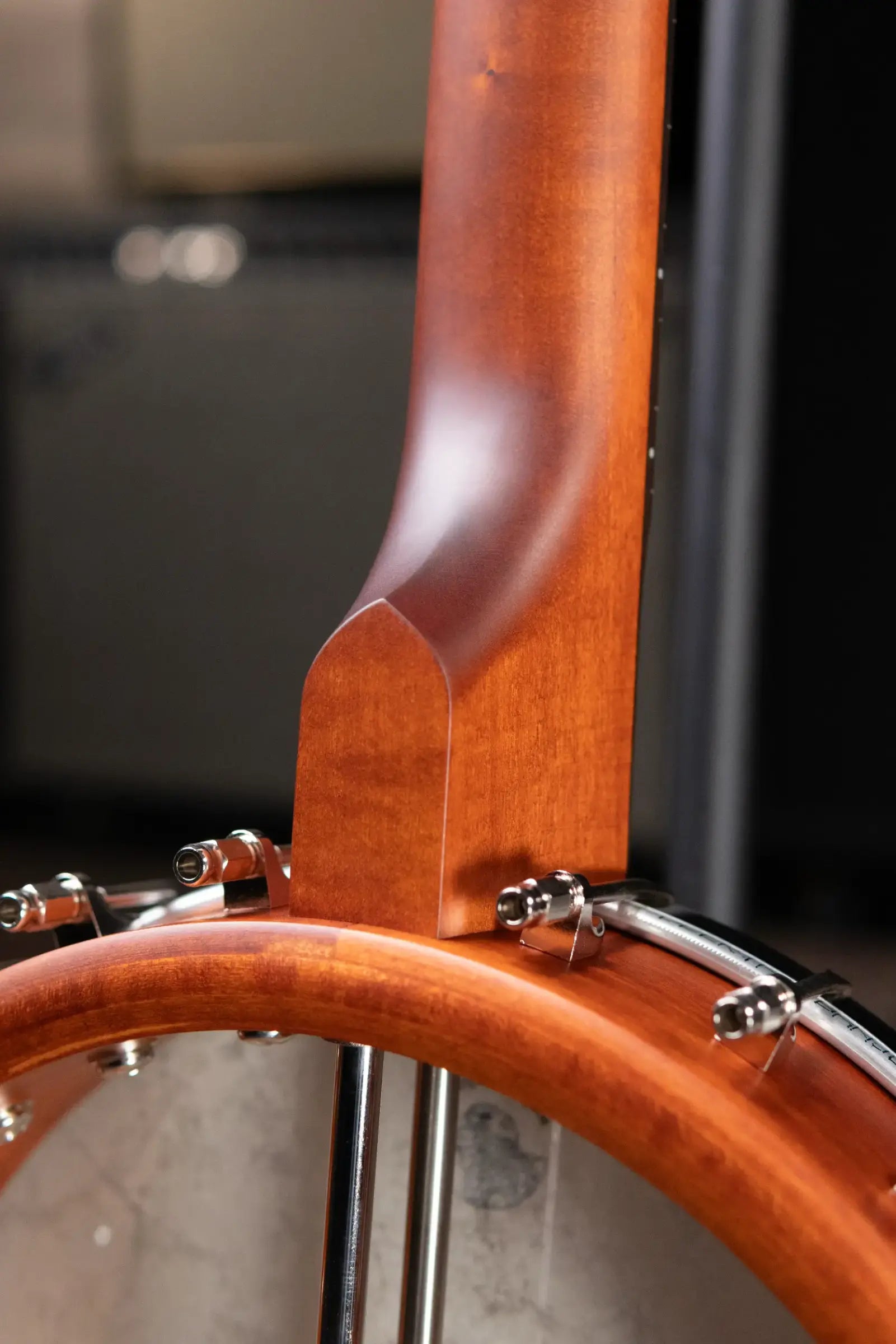 Deering Custom Vega Little Wonder 5-String Banjo - Dark Honey Amber Stain with Hardshell Case