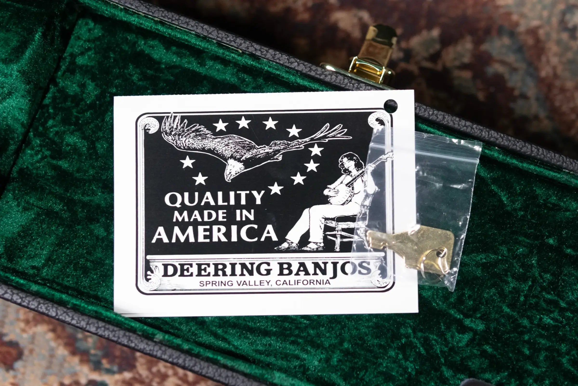 Deering Custom Vega Little Wonder 5-String Banjo - Dark Honey Amber Stain with Hardshell Case
