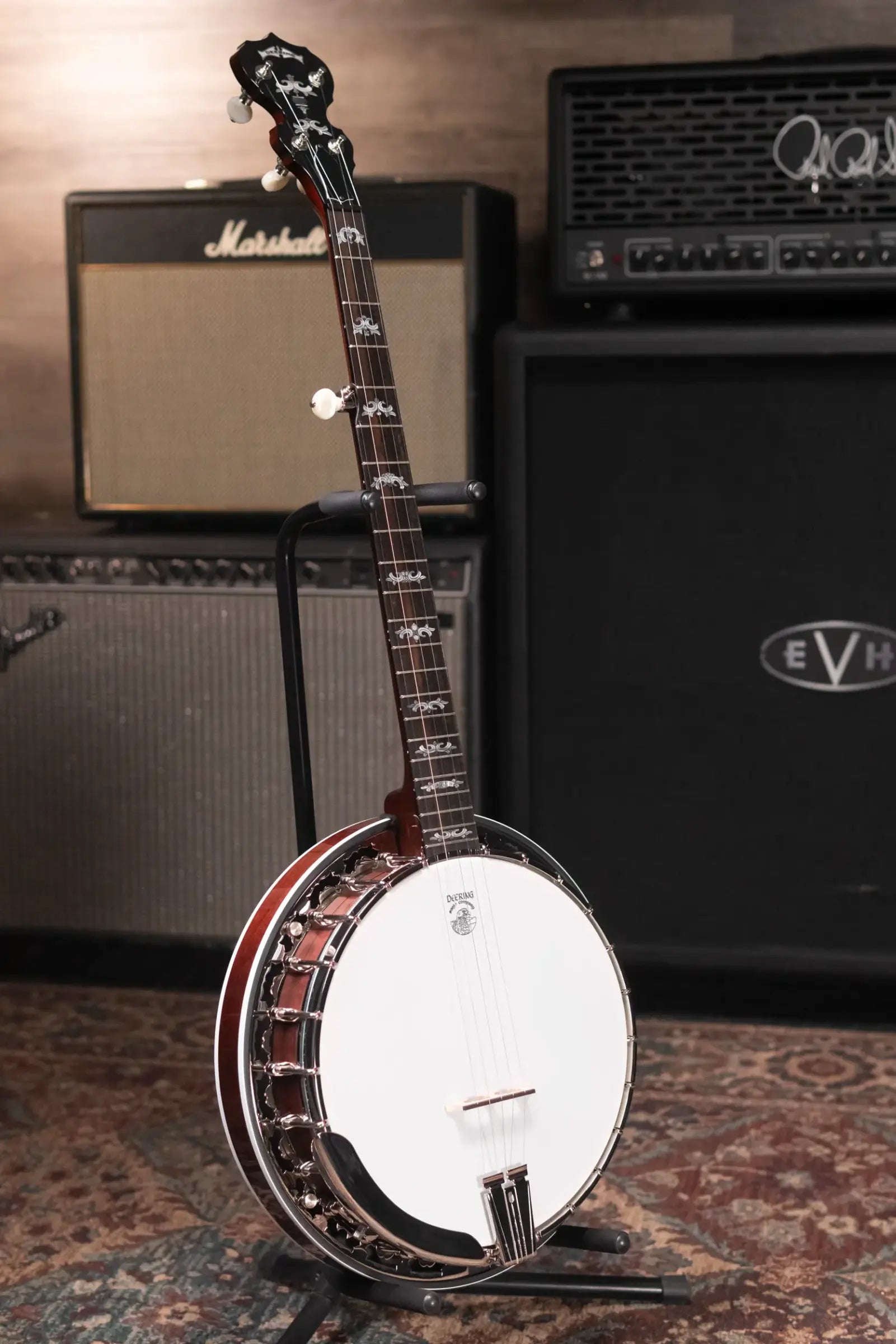 Deering Eagle II 5-String Banjo with Hardshell Case
