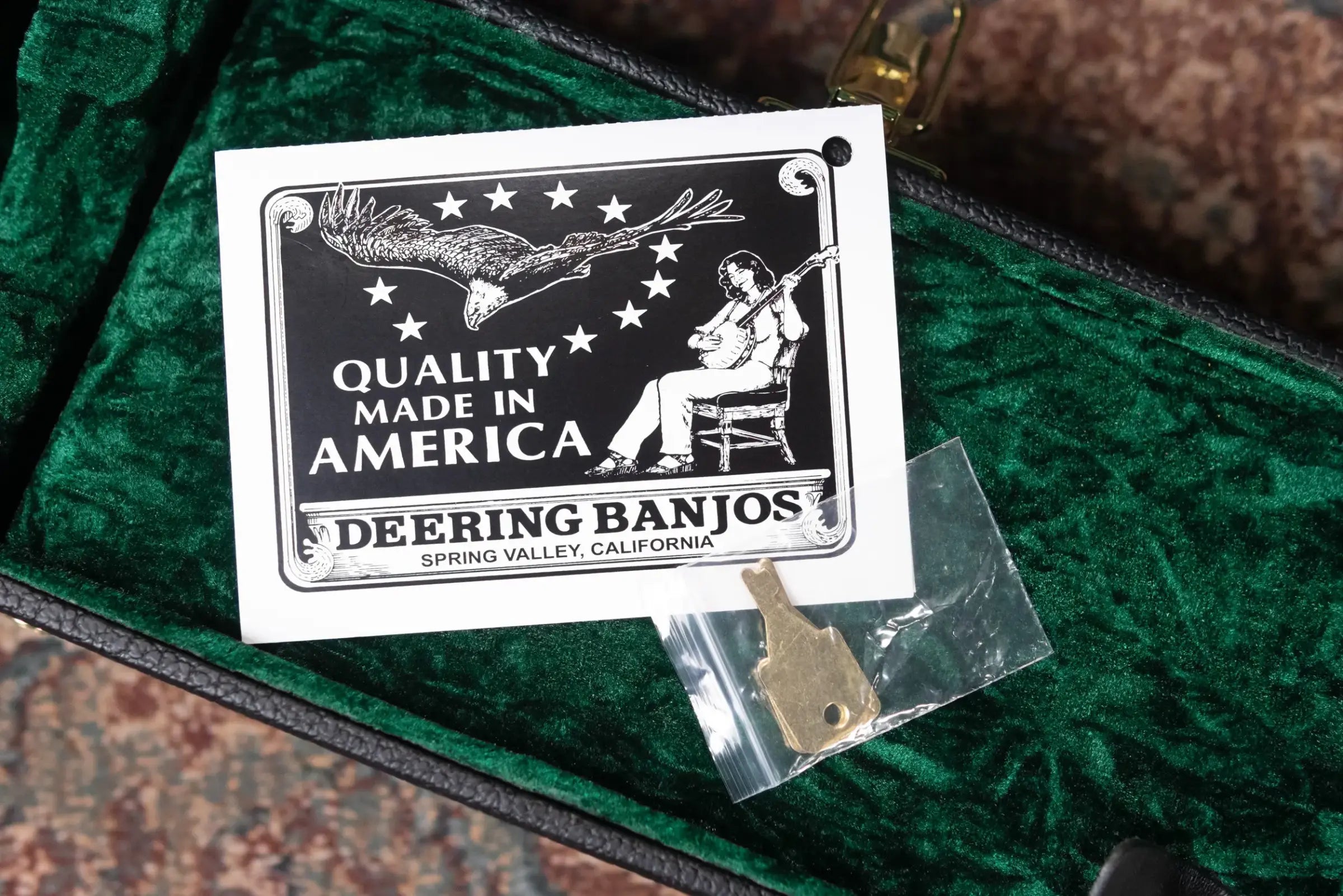 Deering Eagle II 5-String Banjo with Hardshell Case