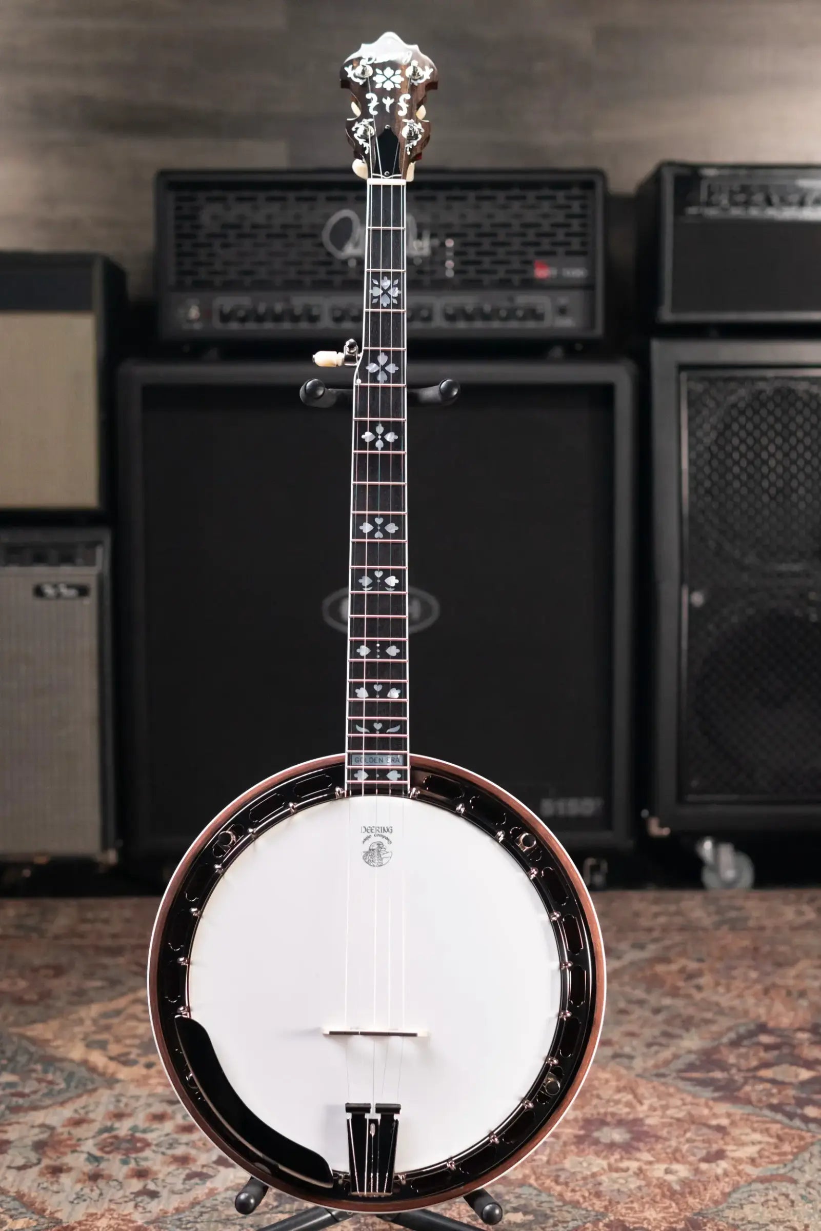 Deering Golden Era 5-String Banjo with Hardshell Case