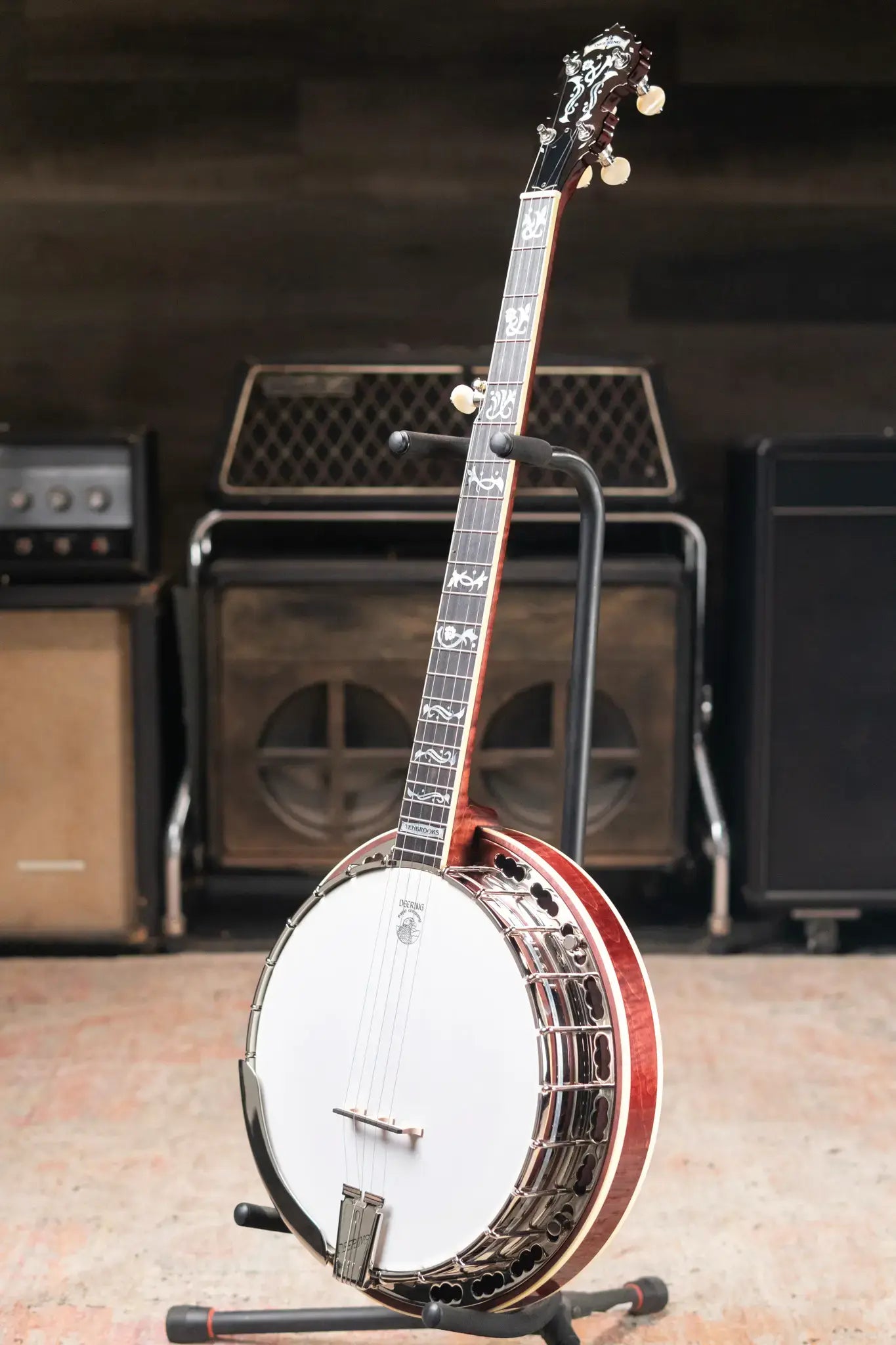 Deering Tenbrooks Saratoga Star with -06- Tone Ring Banjo with Hardshell Case