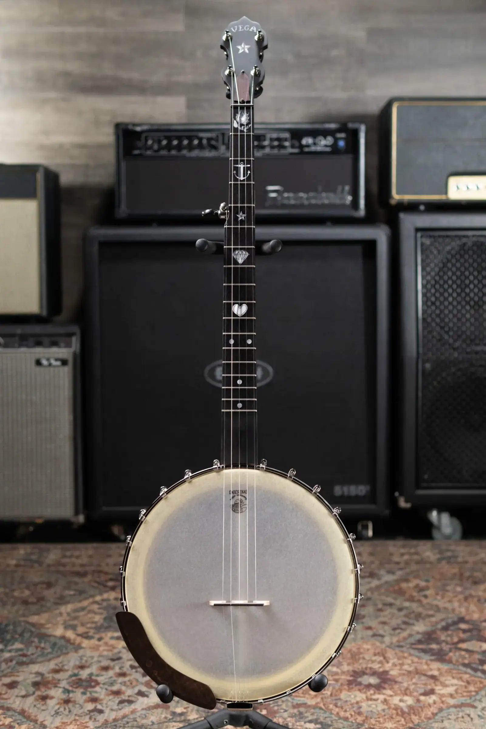 Deering Vega Avett Star Signature Banjo with Hardshell Case