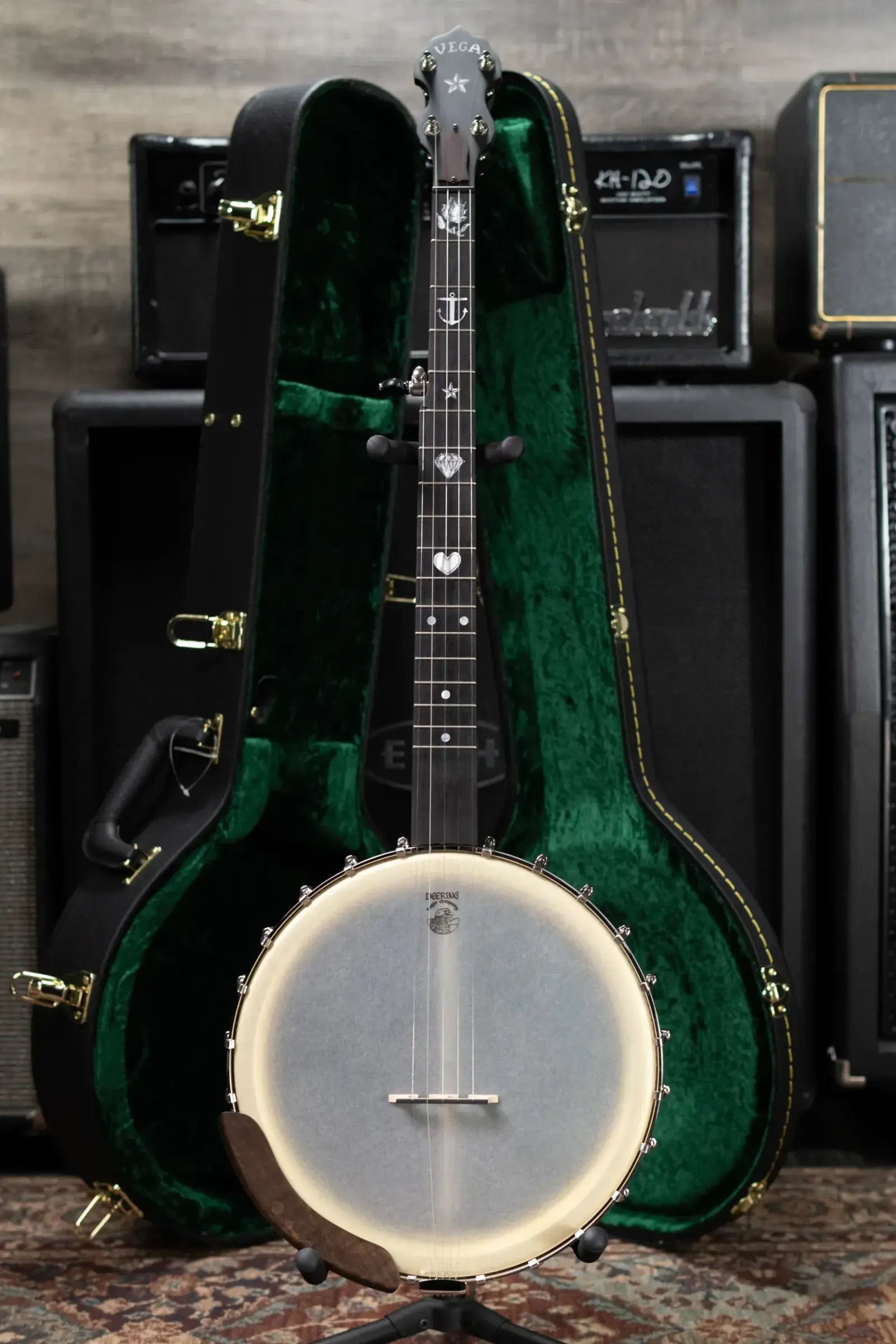 Deering Vega Avett Star Signature Banjo with Hardshell Case