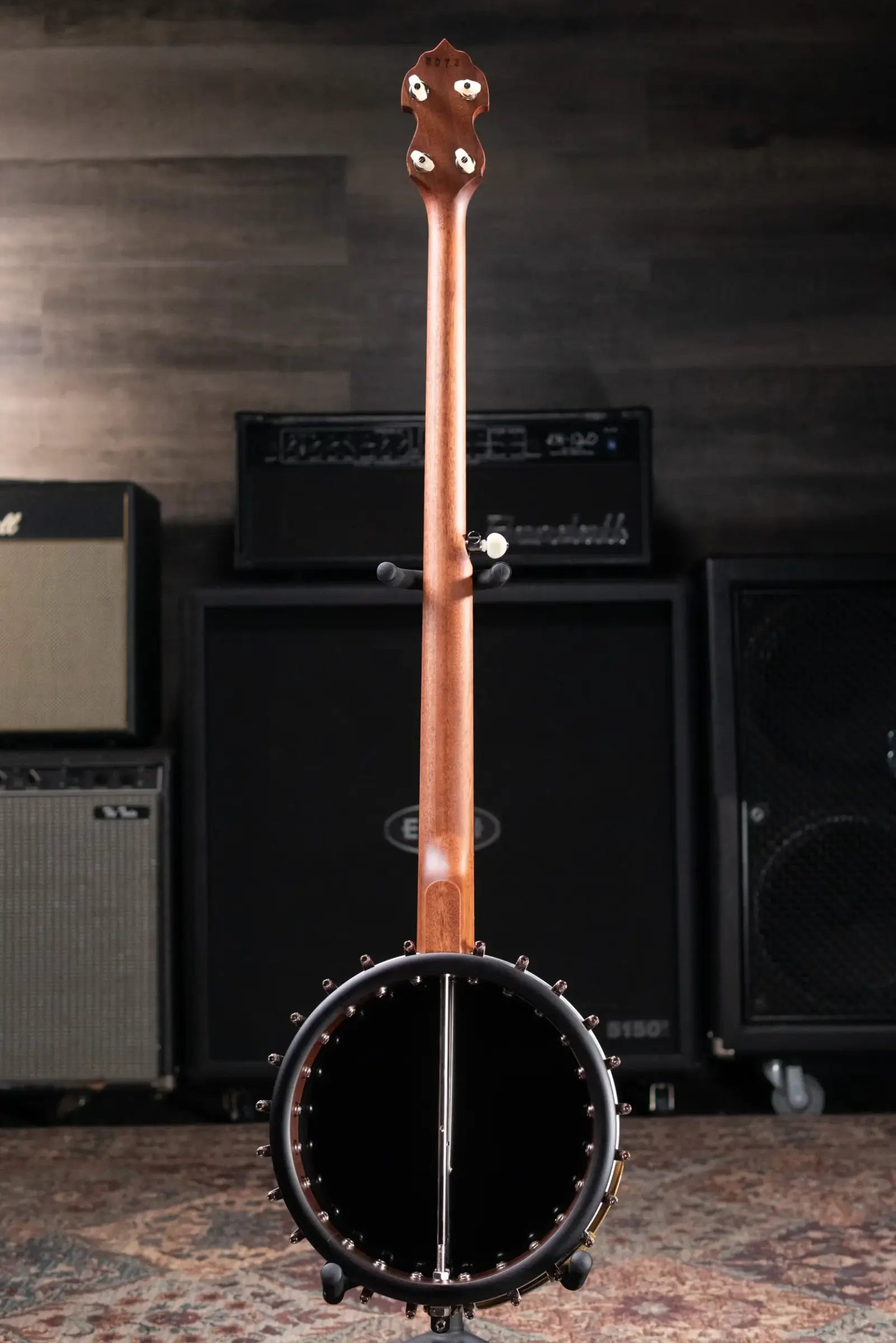 Deering Woodsongs Campfire Long Neck 5-String Banjo with Hardshell Case