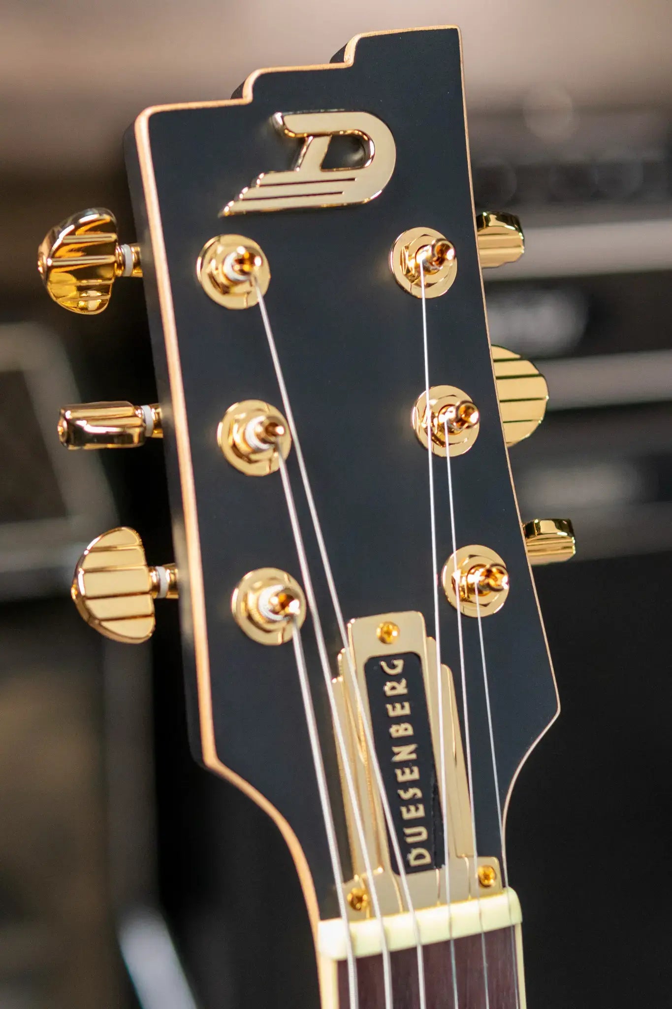 Duesenberg Falken Electric Guitar - Matte Black with Hardshell Case