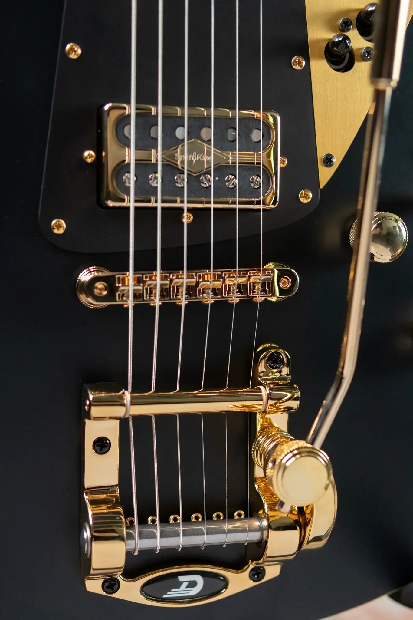 Duesenberg Falken Electric Guitar - Matte Black with Hardshell Case