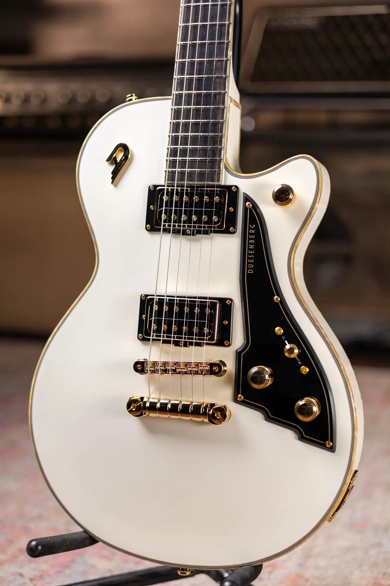 Duesenberg Fantom A Electric Guitar - Aged White with Hardshell Case