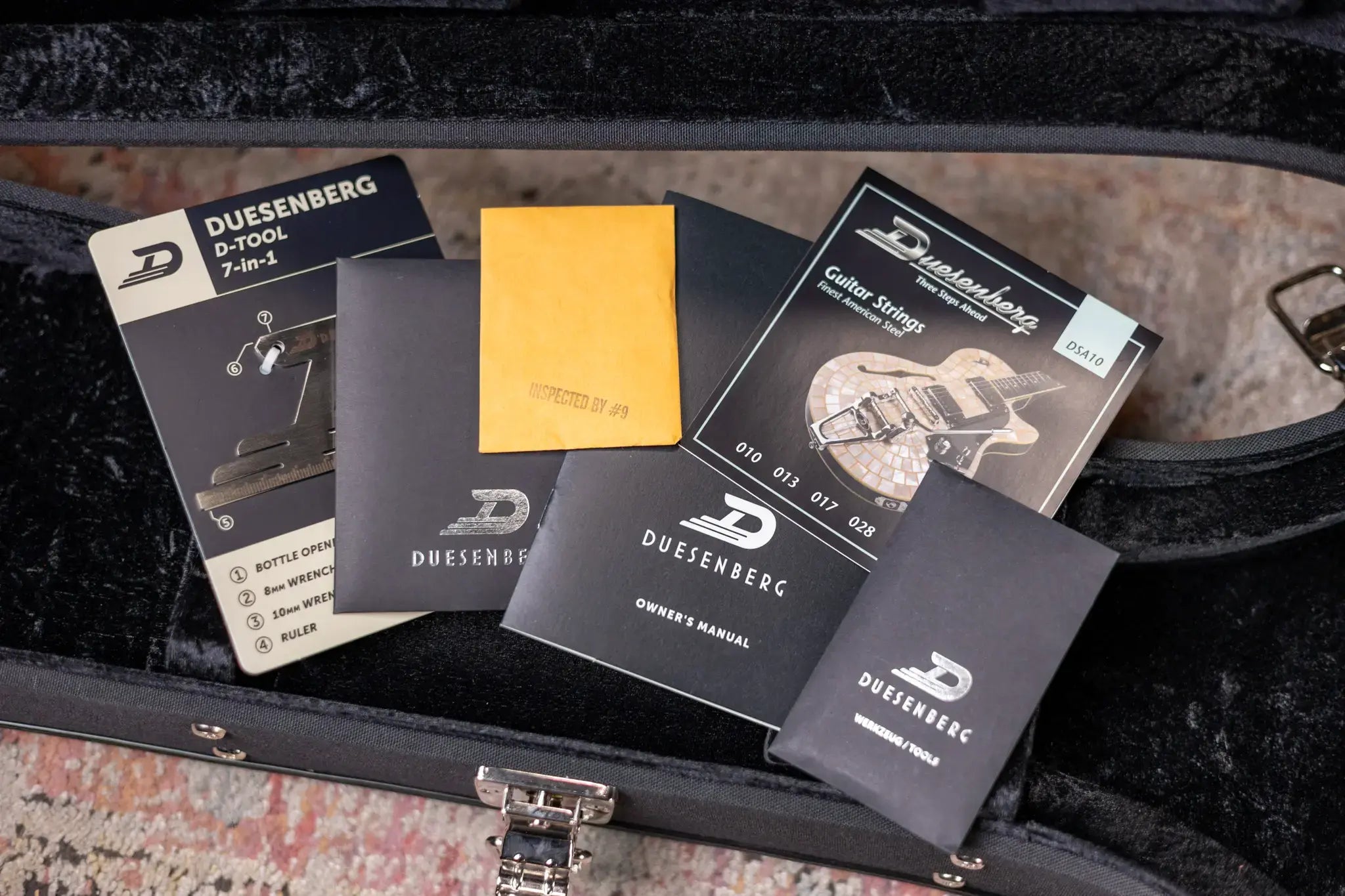 Duesenberg Fantom A Electric Guitar - Aged White with Hardshell Case