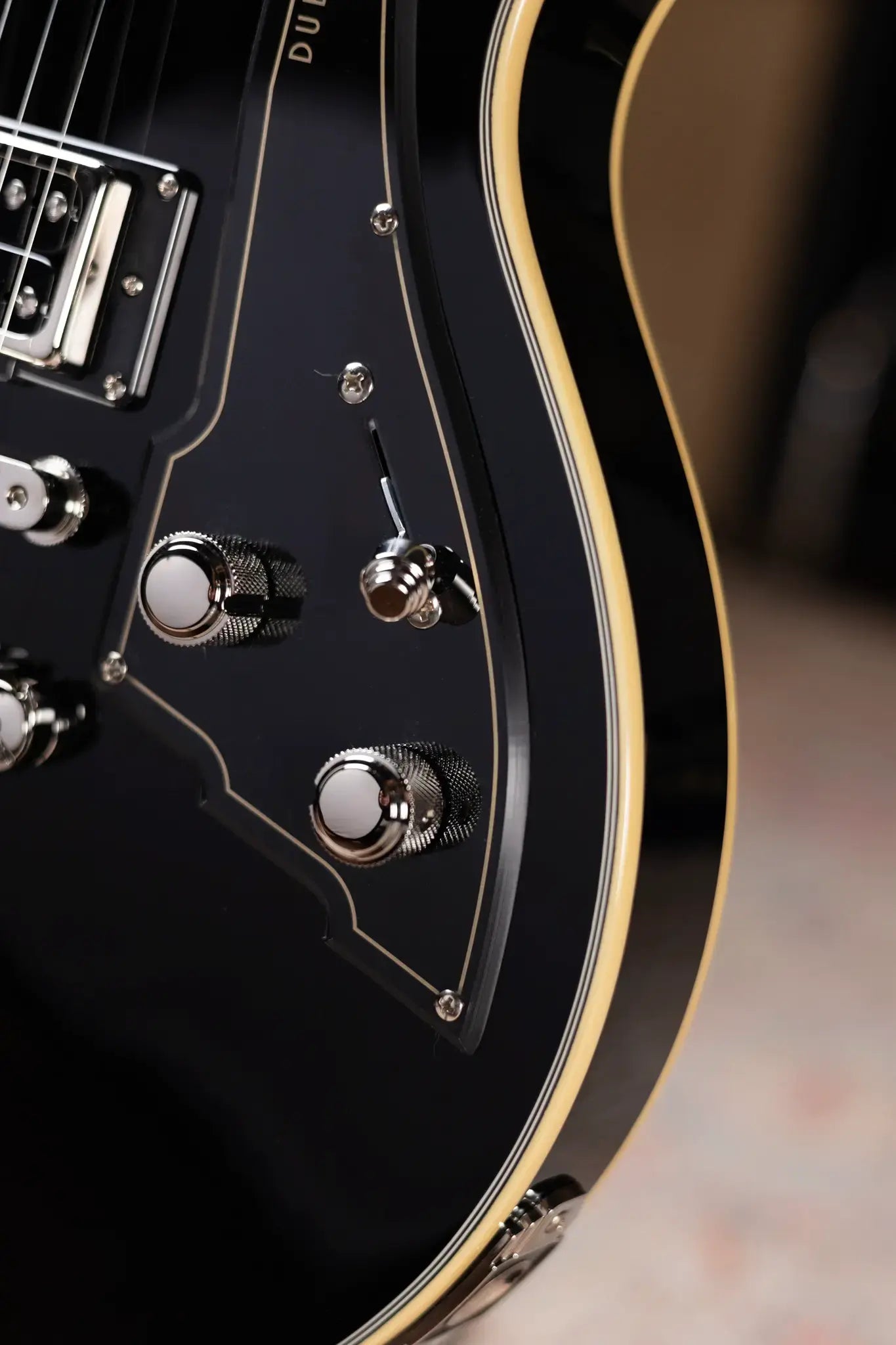 Duesenberg Fantom S Electric Guitar - Black with Hardshell Case