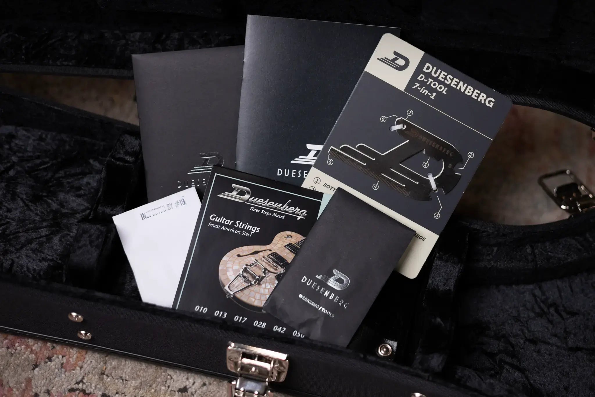 Duesenberg Fantom S Electric Guitar - Black with Hardshell Case