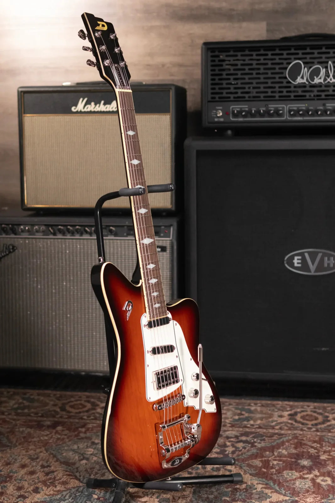 Duesenberg Paloma Electric Guitar - Vintage Burst with Soft Case