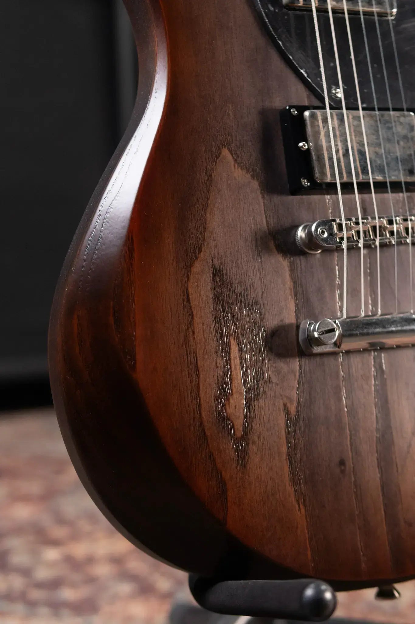 Dunable USA Custom Shop Cyclops Electric Guitar - Charcoal Bronze Burst with Hardshell Case