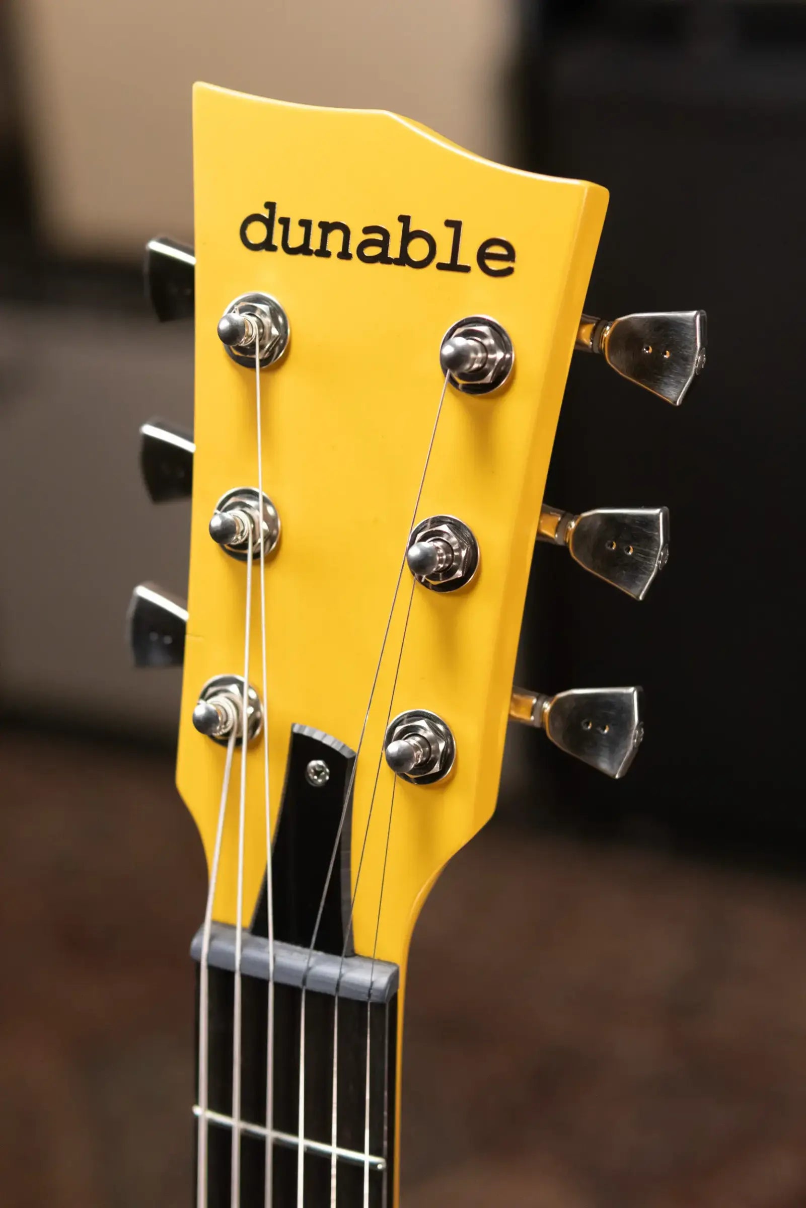 Dunable USA Custom Shop Cyclops Electric Guitar - TV Yellow with Hardshell Case
