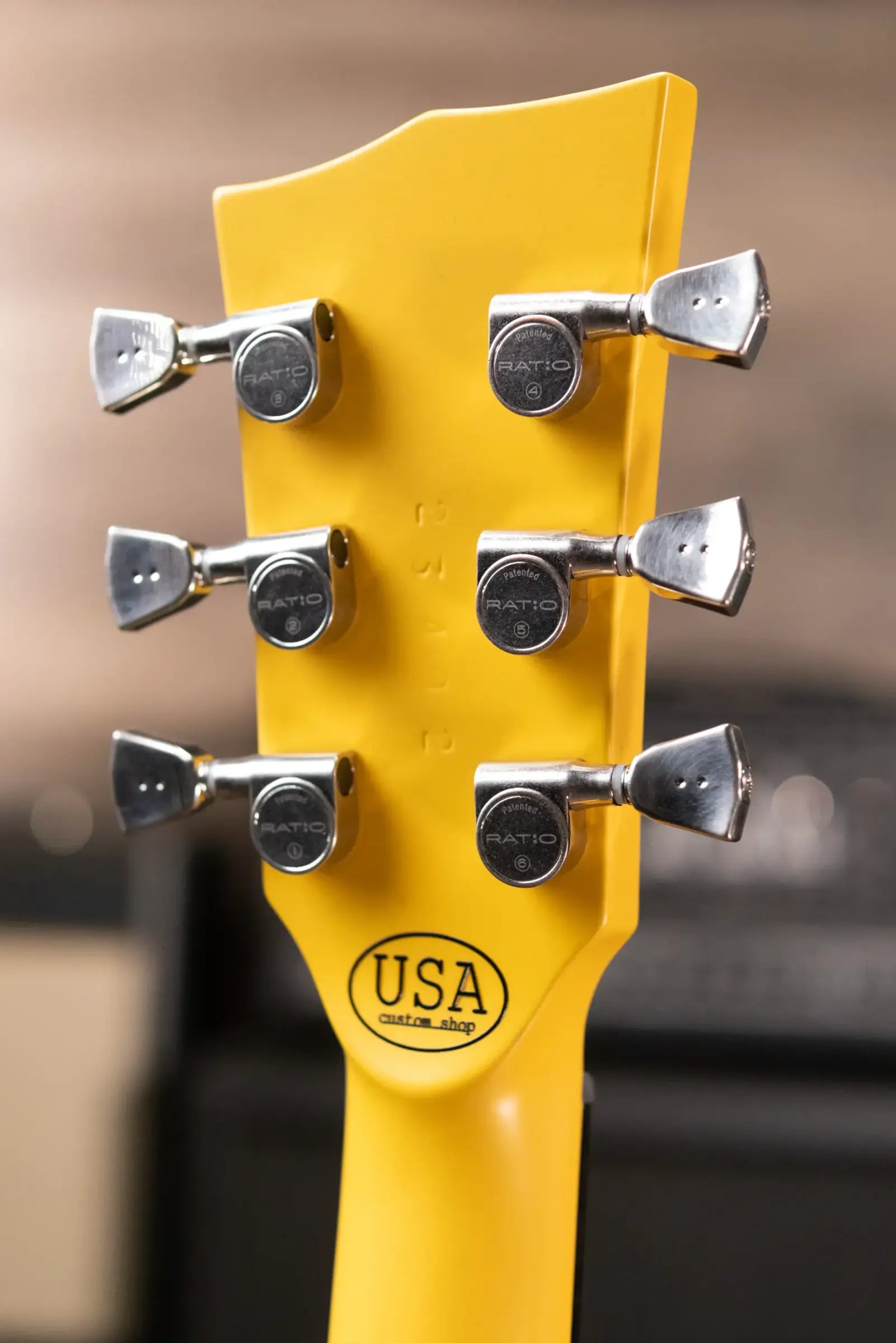 Dunable USA Custom Shop Cyclops Electric Guitar - TV Yellow with Hardshell Case