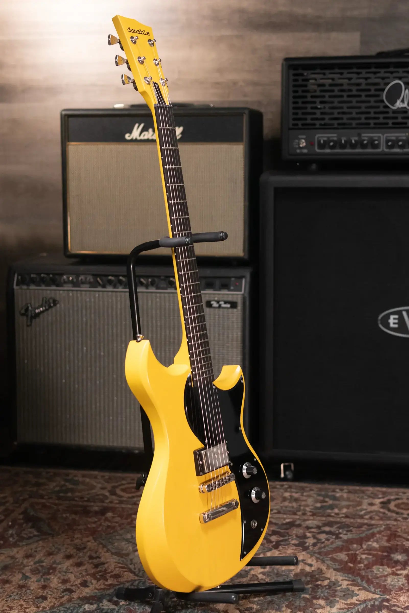 Dunable USA Custom Shop Cyclops Electric Guitar - TV Yellow with Hardshell Case