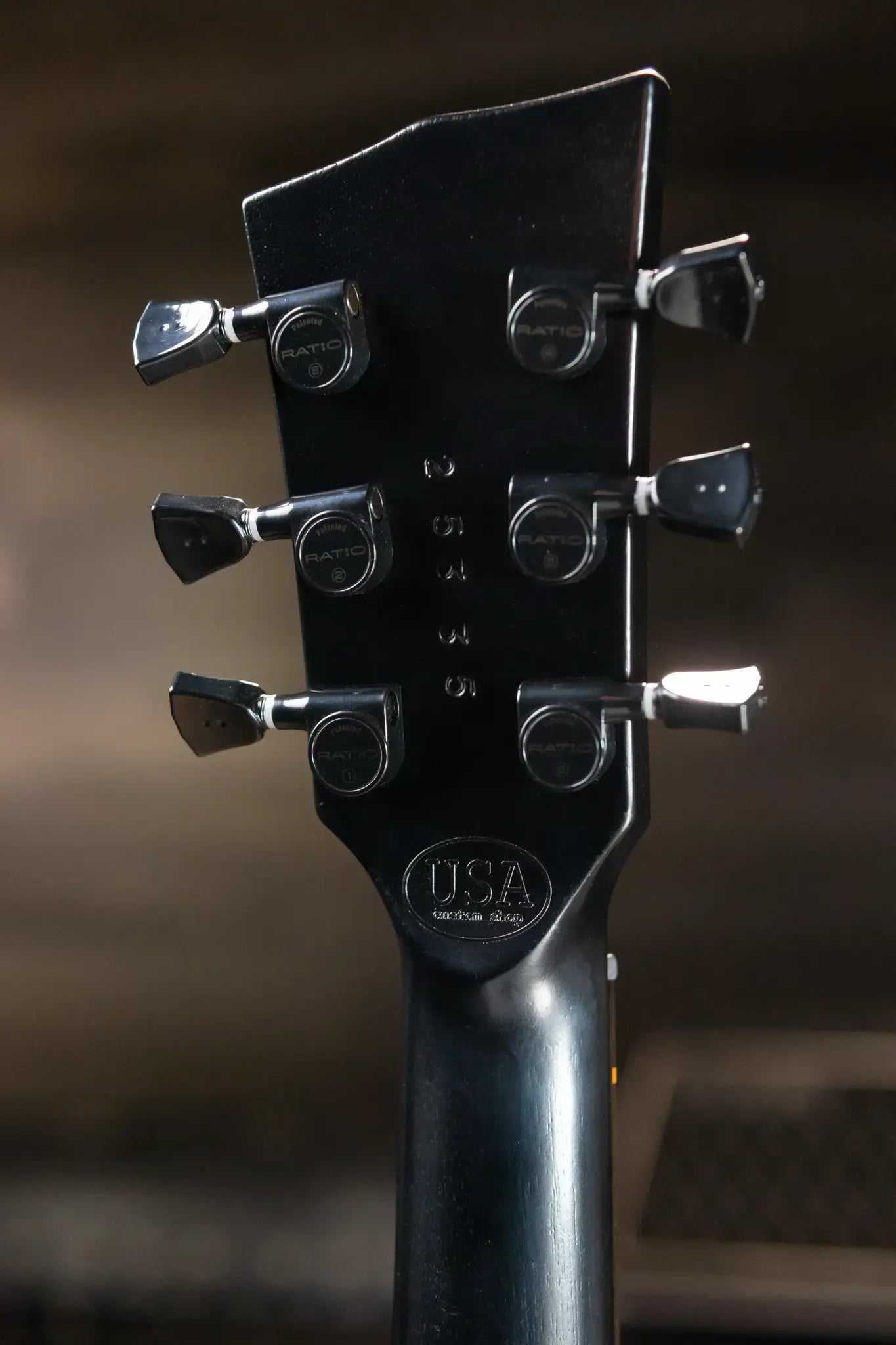 Dunable USA Custom Shop Yeti Electric Guitar - Black with Hardshell Case