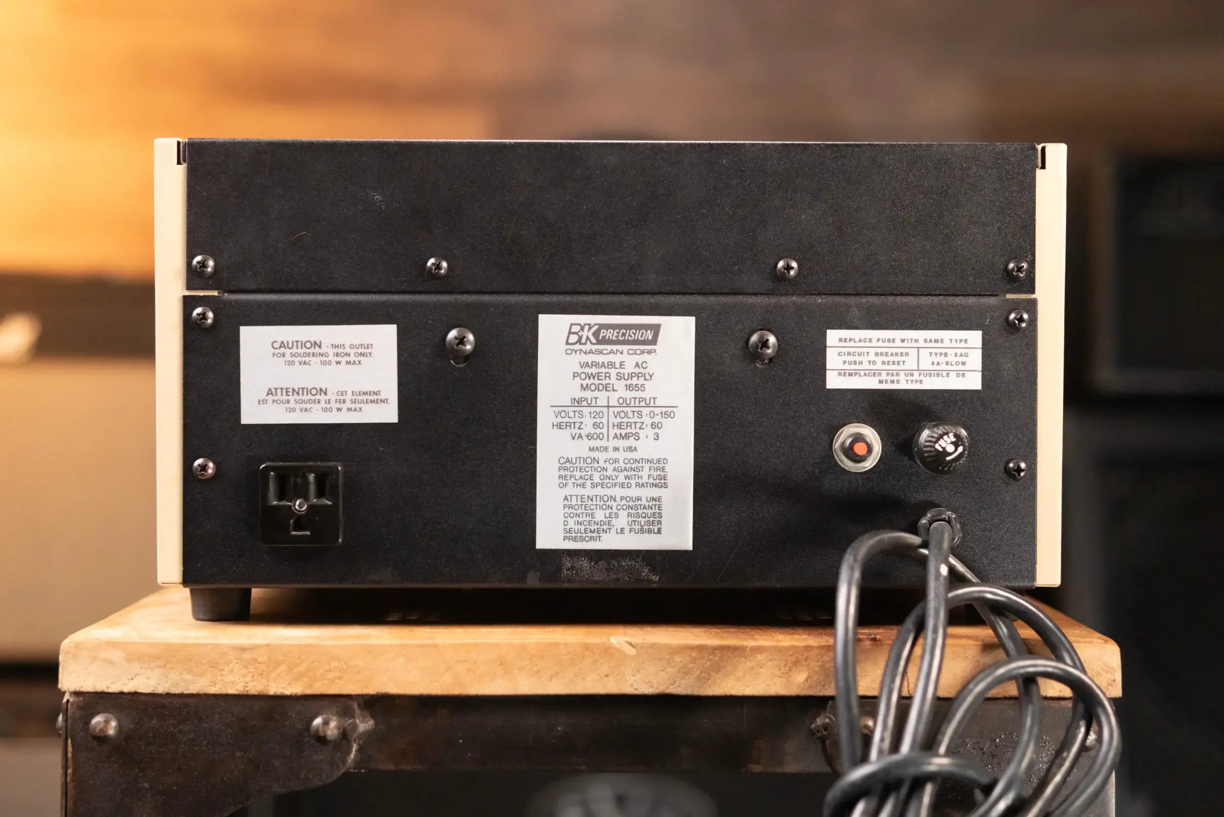 B+K Precision DynaScan Corporation 1655 Variable AC Power Supply - Used