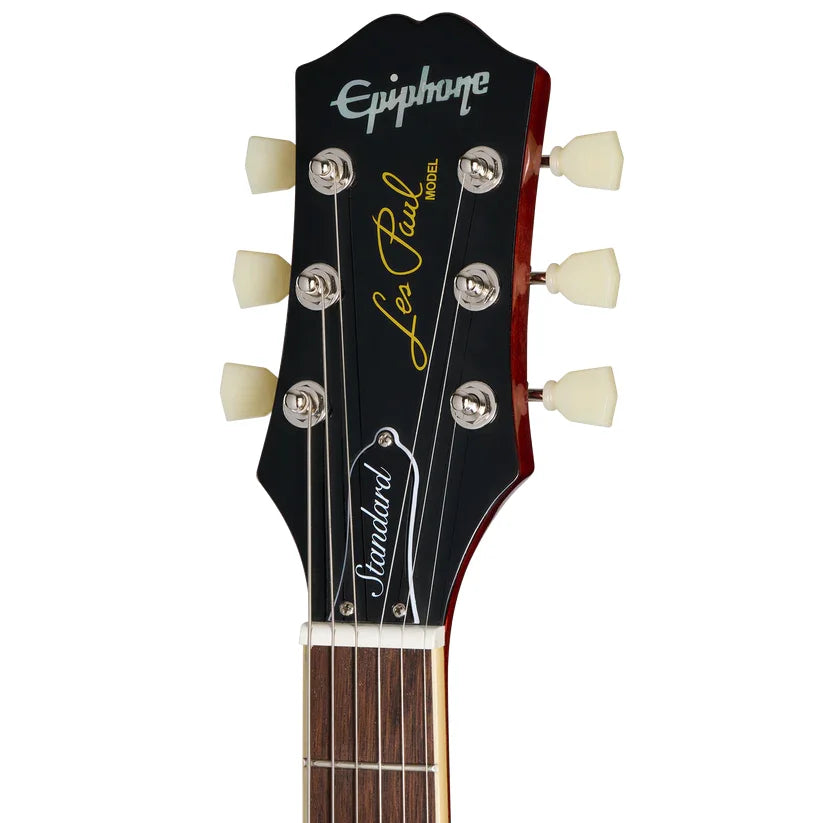 Epiphone Les Paul Standard 50s Figured Electric Guitar - Washed Cherry Sunburst with Gig Bag