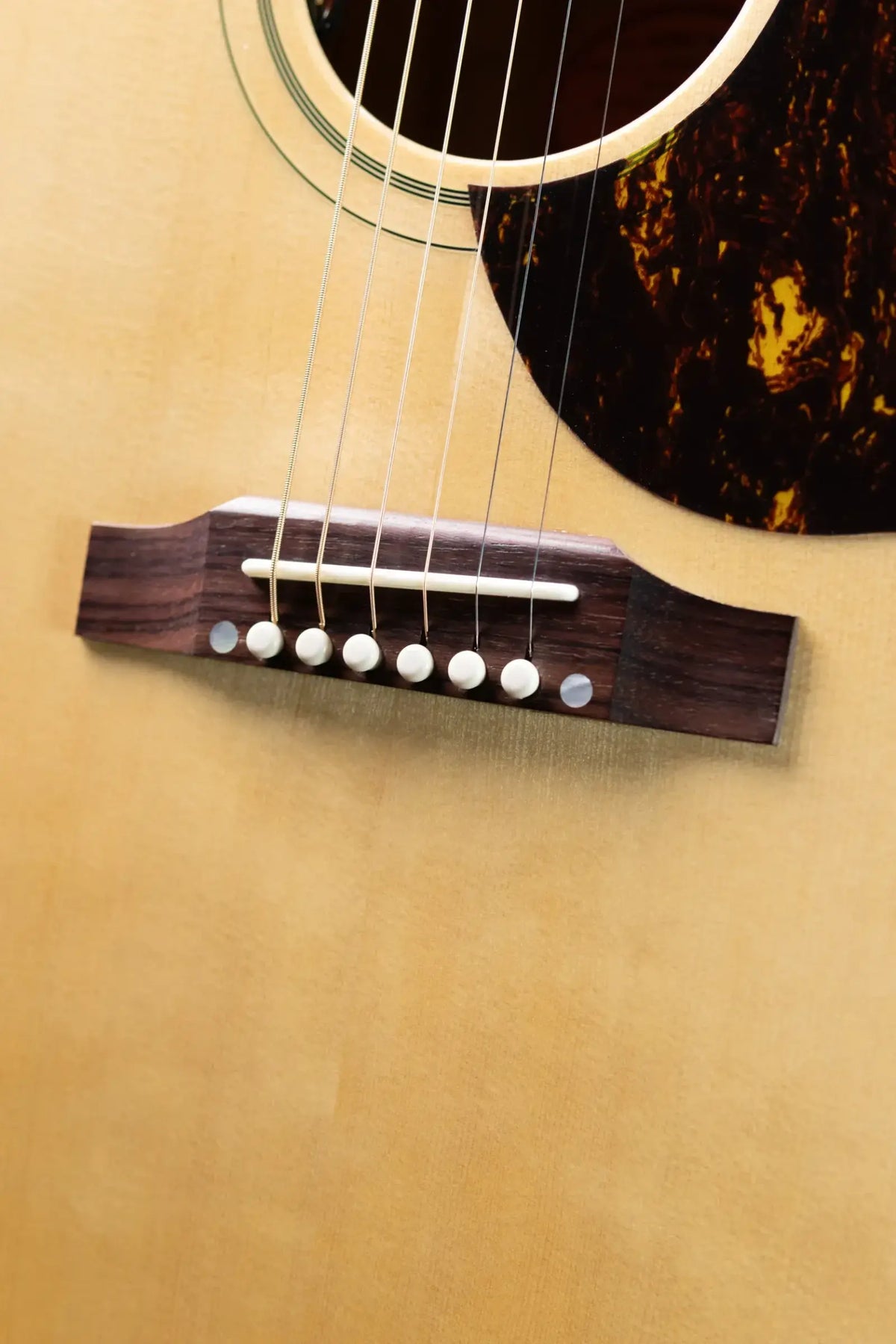 Gibson Country Western 60s Original Acoustic/Electric Guitar - Natural with Hardshell Case