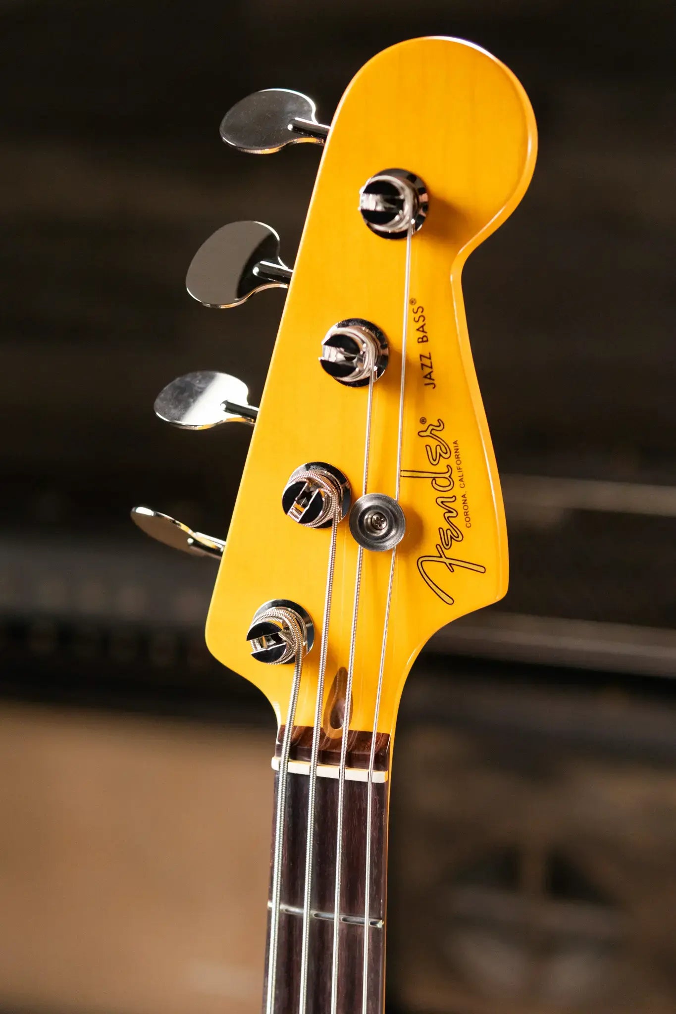 Fender American Professional Classic Jazz Bass - Faded Firemist Gold with Gig Bag