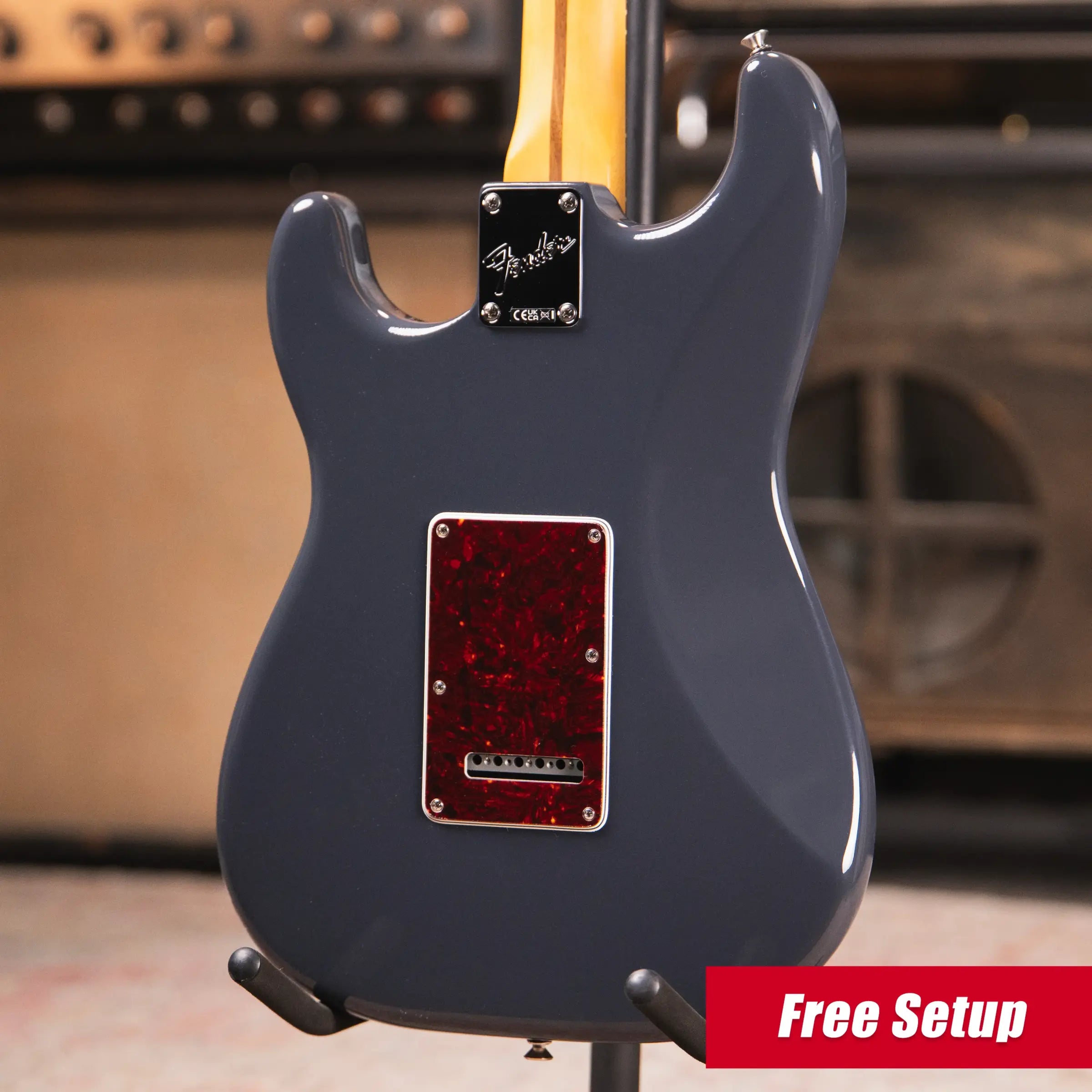 Fender American Professional Classic Stratocaster - Faded Black with Gig Bag