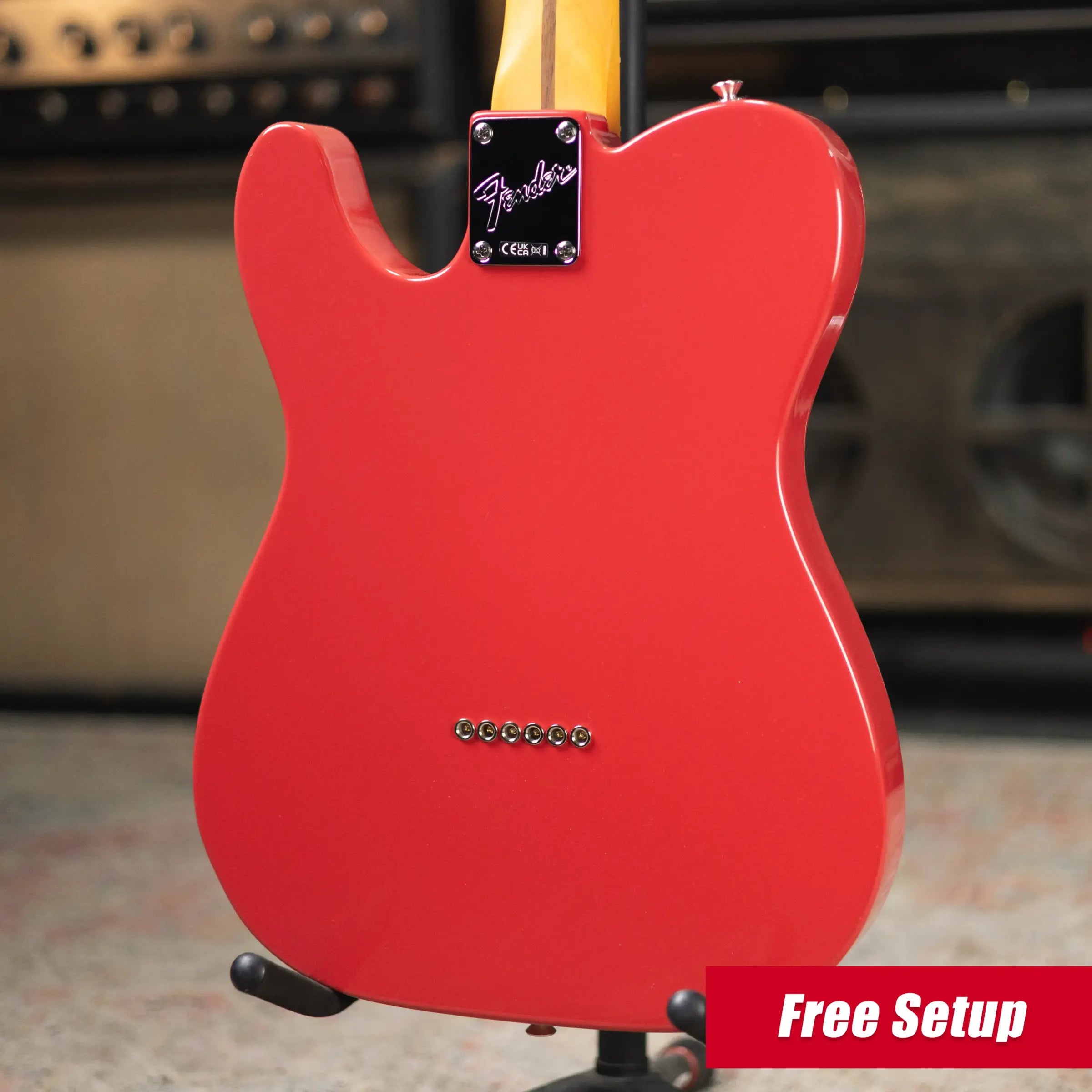 Fender American Professional Classic Telecaster Electric Guitar - Faded Dakota Red with Gig Bag