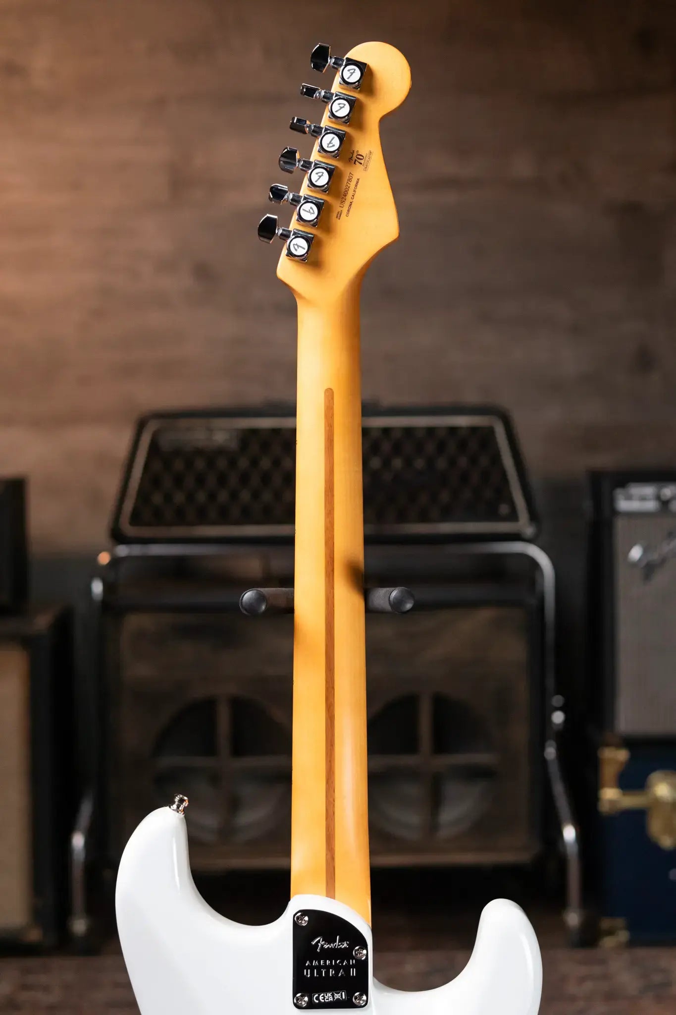 Fender American Ultra II Stratocaster Left Handed - Avalanche with Hardshell Case