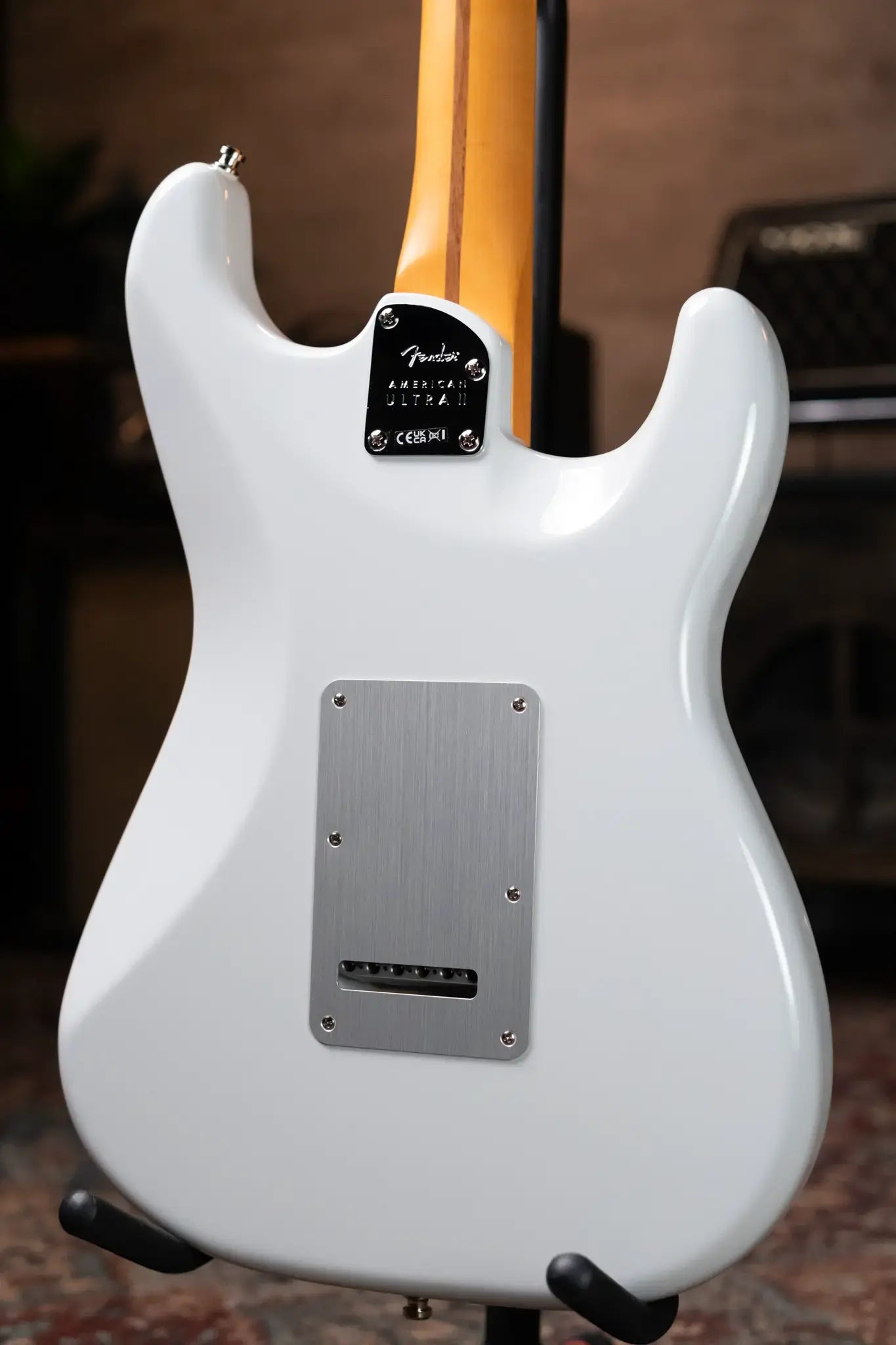 Fender American Ultra II Stratocaster Left Handed - Avalanche with Hardshell Case - Demo