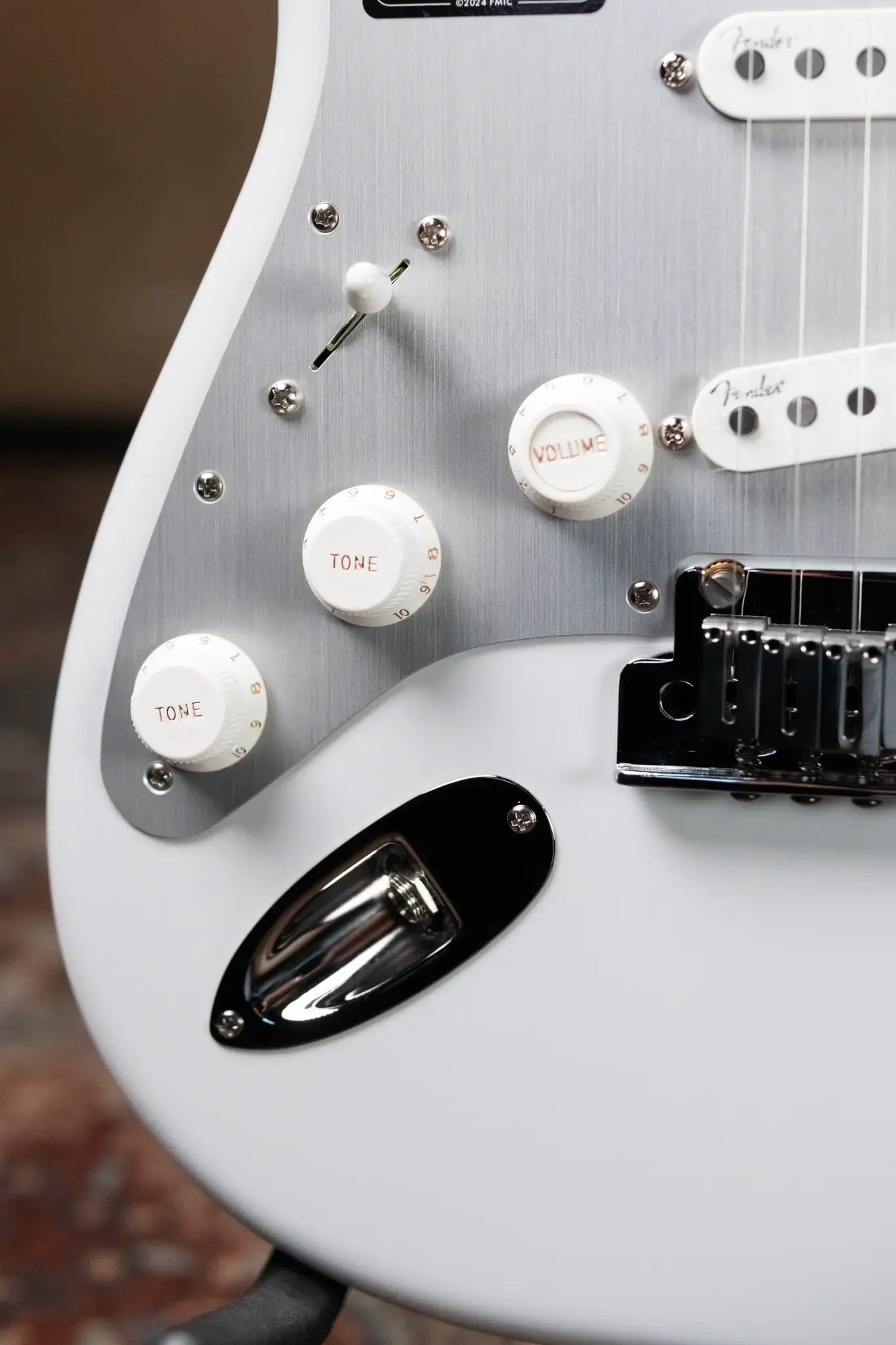 Fender American Ultra II Stratocaster Left Handed - Avalanche with Hardshell Case - Demo