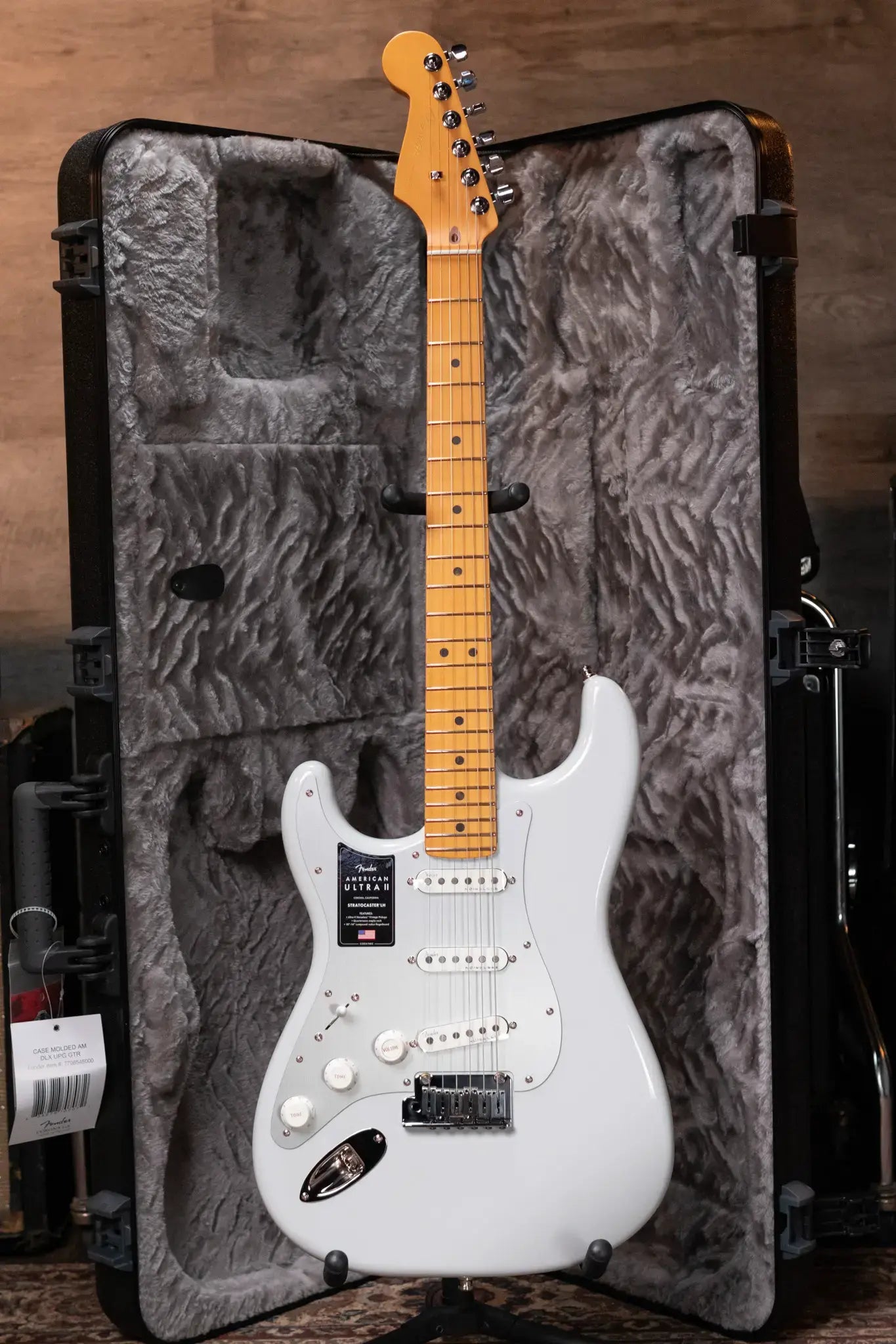 Fender American Ultra II Stratocaster Left Handed - Avalanche with Hardshell Case - Demo