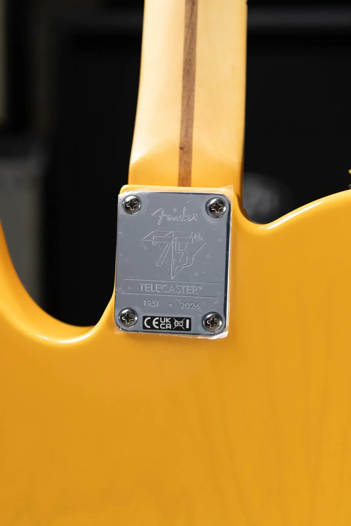 Fender 75th Anniversary Player II Baritone Telecaster Electric Guitar - Butterscotch Blonde