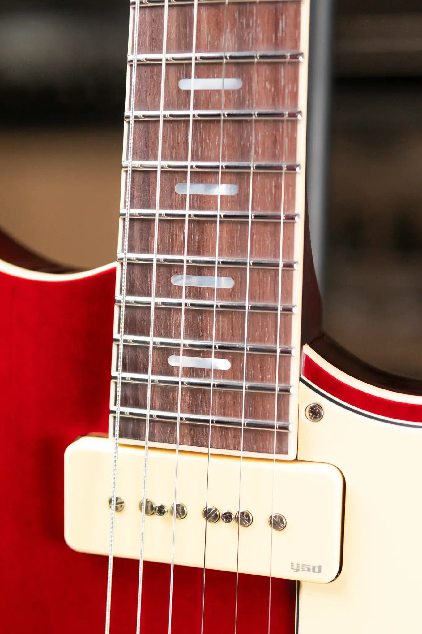 Yamaha Revstar RSS02T P-90 Electric Guitar - Fired Red with Gig Bag