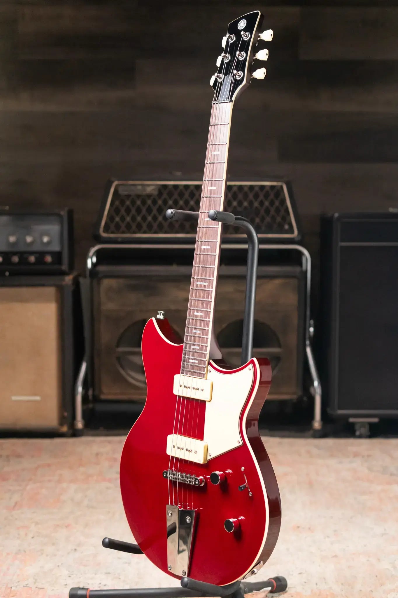 Yamaha Revstar RSS02T P-90 Electric Guitar - Fired Red with Gig Bag