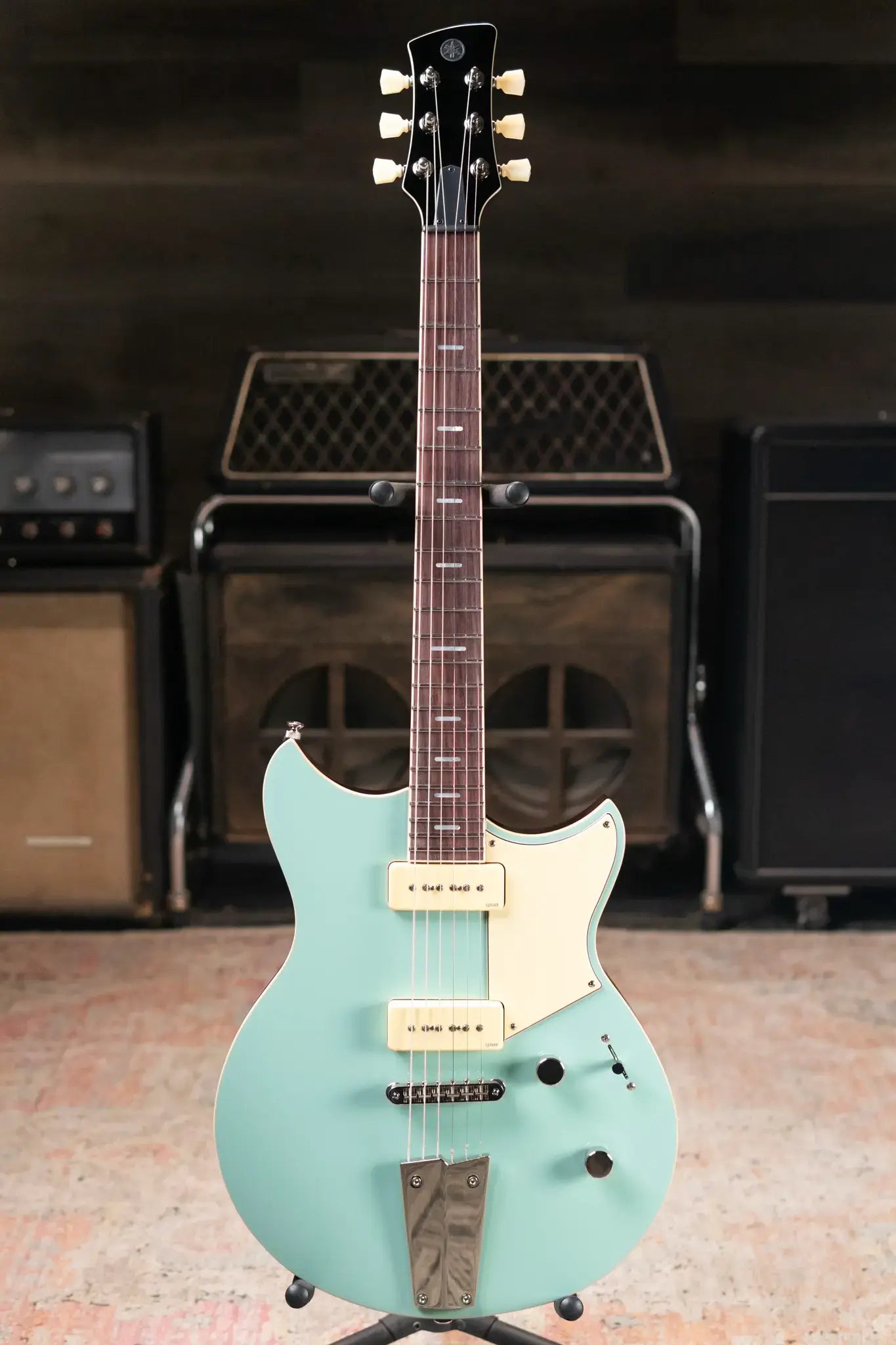 Yamaha Revstar RSS02T P-90 Electric Guitar - Sonic Blue with Gig Bag
