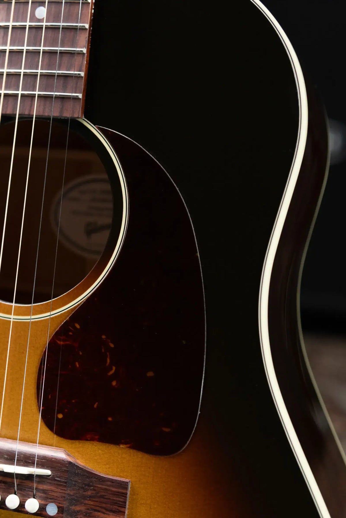 Gibson J-45 Standard Acoustic/Electric Guitar - Vintage Sunburst with Hardshell Case